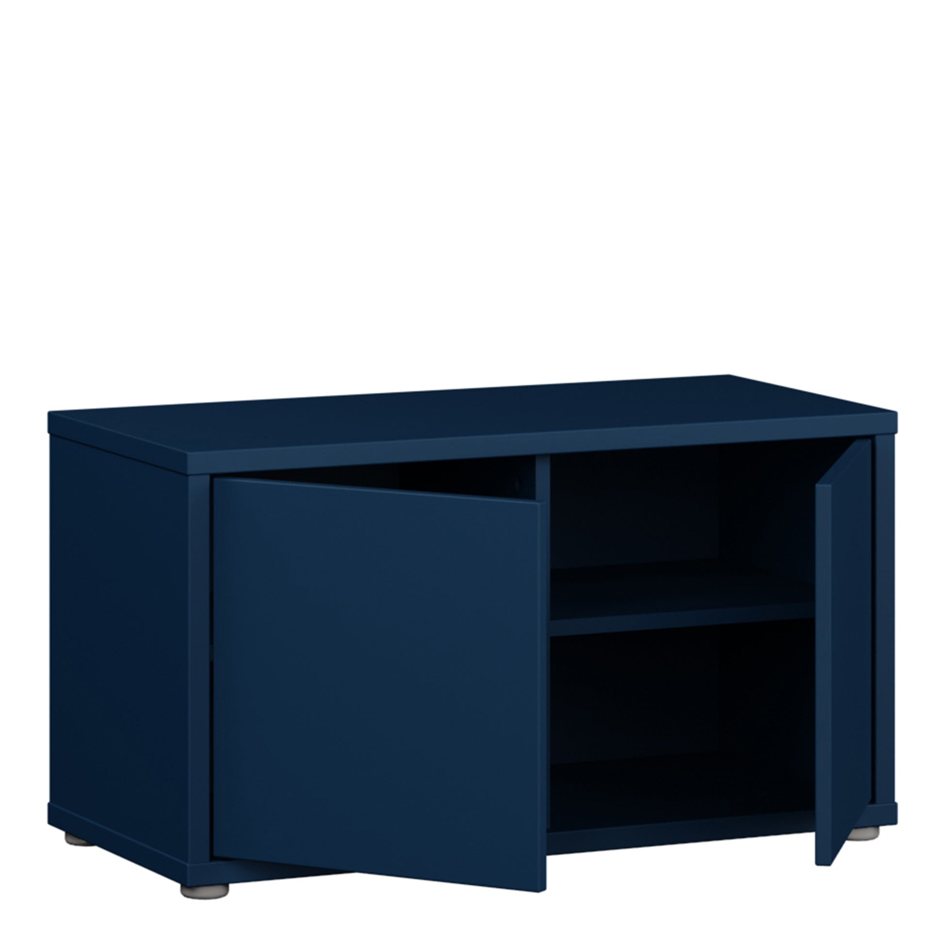 Alice Springs Bench with 2 Doors Push-to-Open in Night Blue