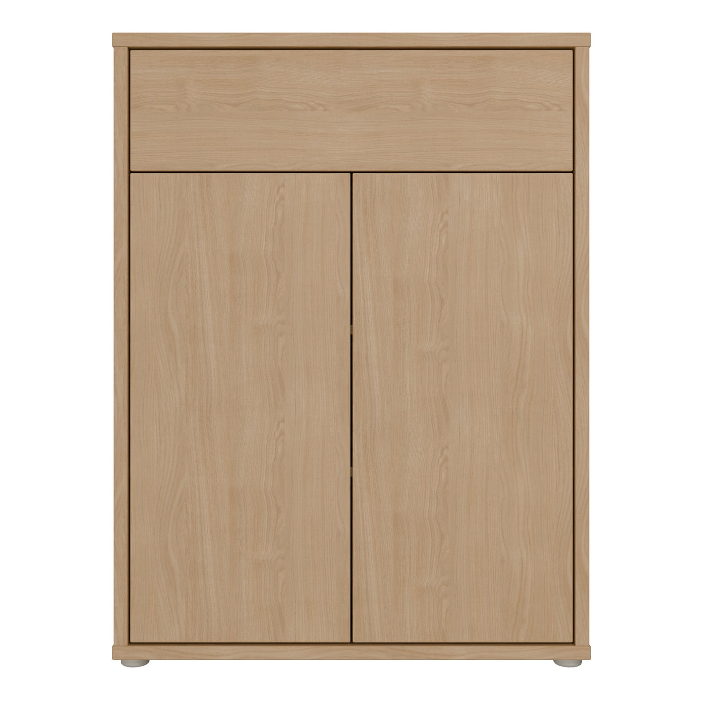 Alice Springs Shoe Cabinet with 2 Doors Push-to-Open & 1 Drawer Push-to-Open in Elegancia Oak