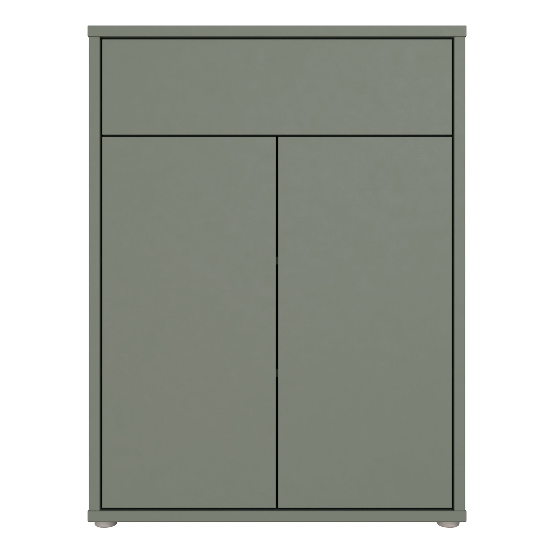Alice Springs Shoe Cabinet with 2 Doors Push-to-Open & 1 Drawer Push-to-Open in Sage Green