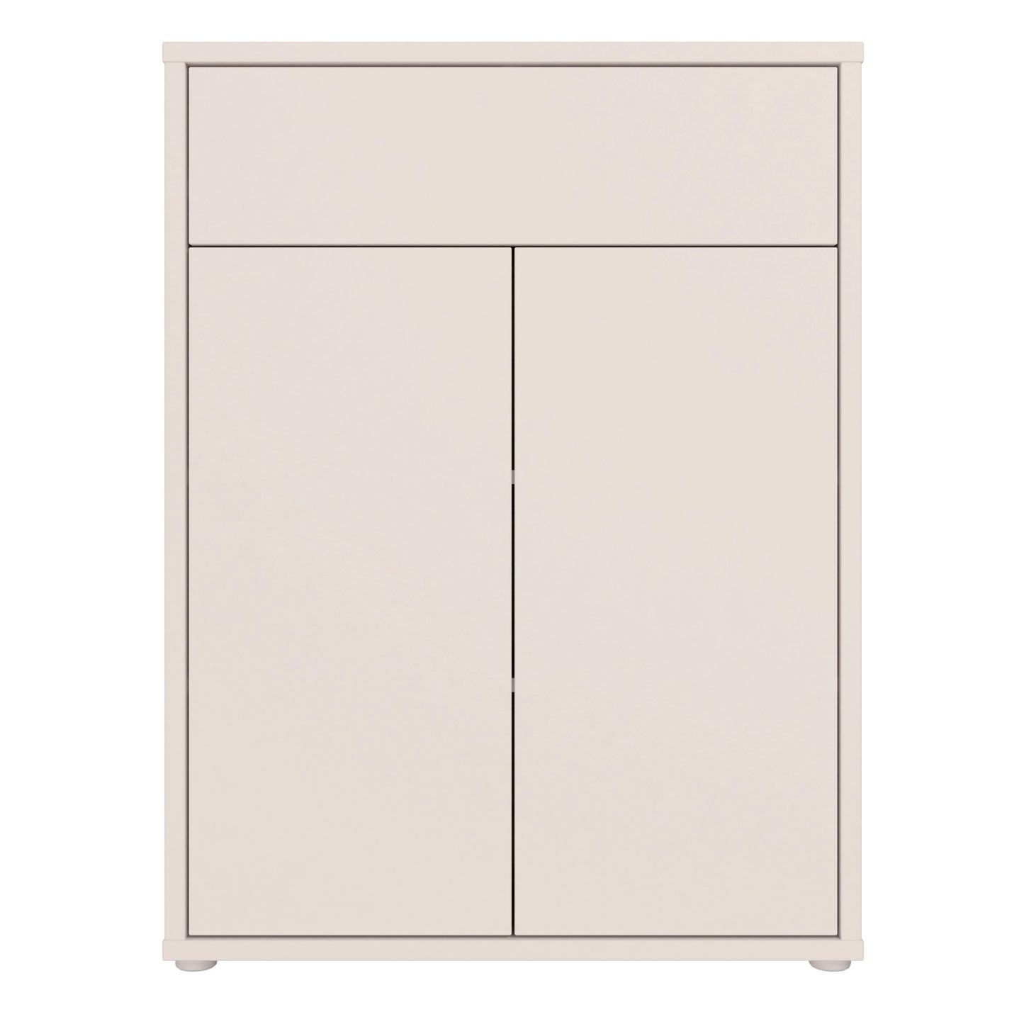 Alice Springs Compact Shoe Cabinet with 2 Doors Push-to-Open & 1 Drawer Push-to-Open in Sand