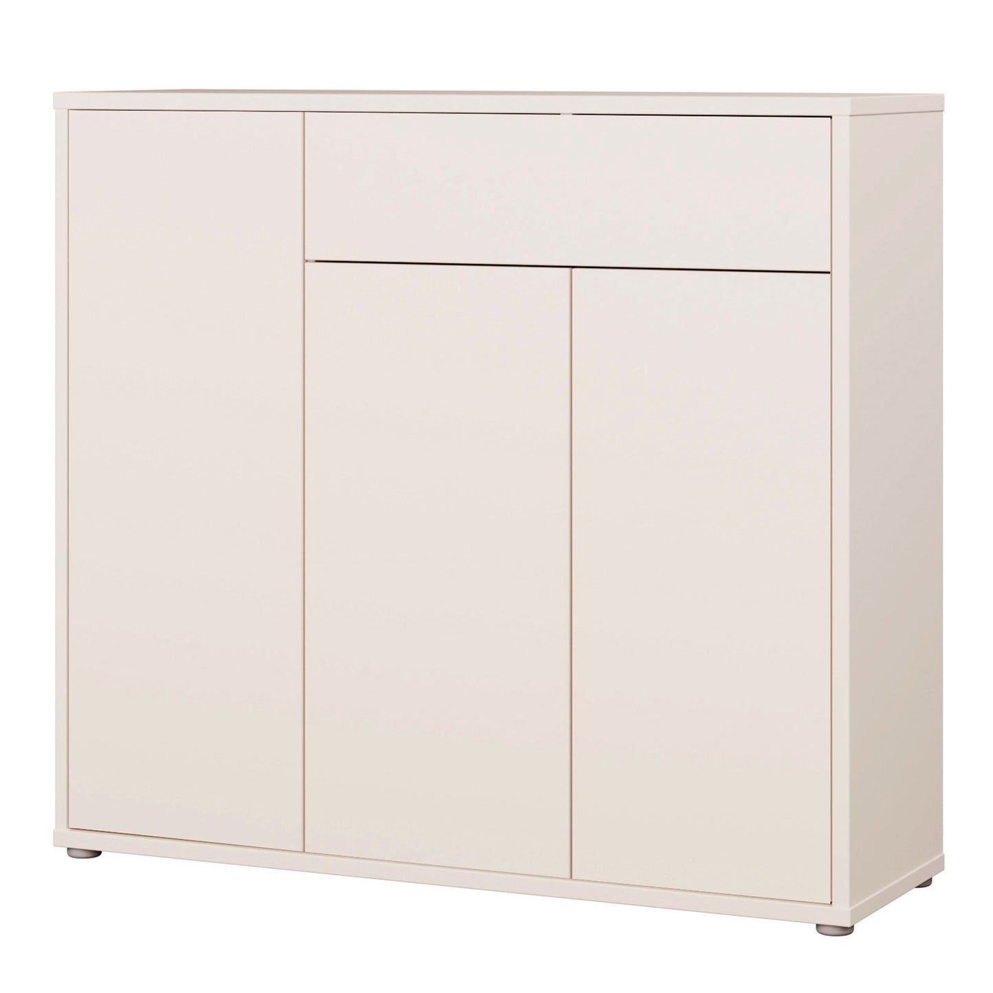 Alice Springs Shoe Cabinet with 3 Doors Push-to-Open & 1 Drawer Push-to-Open in Sand