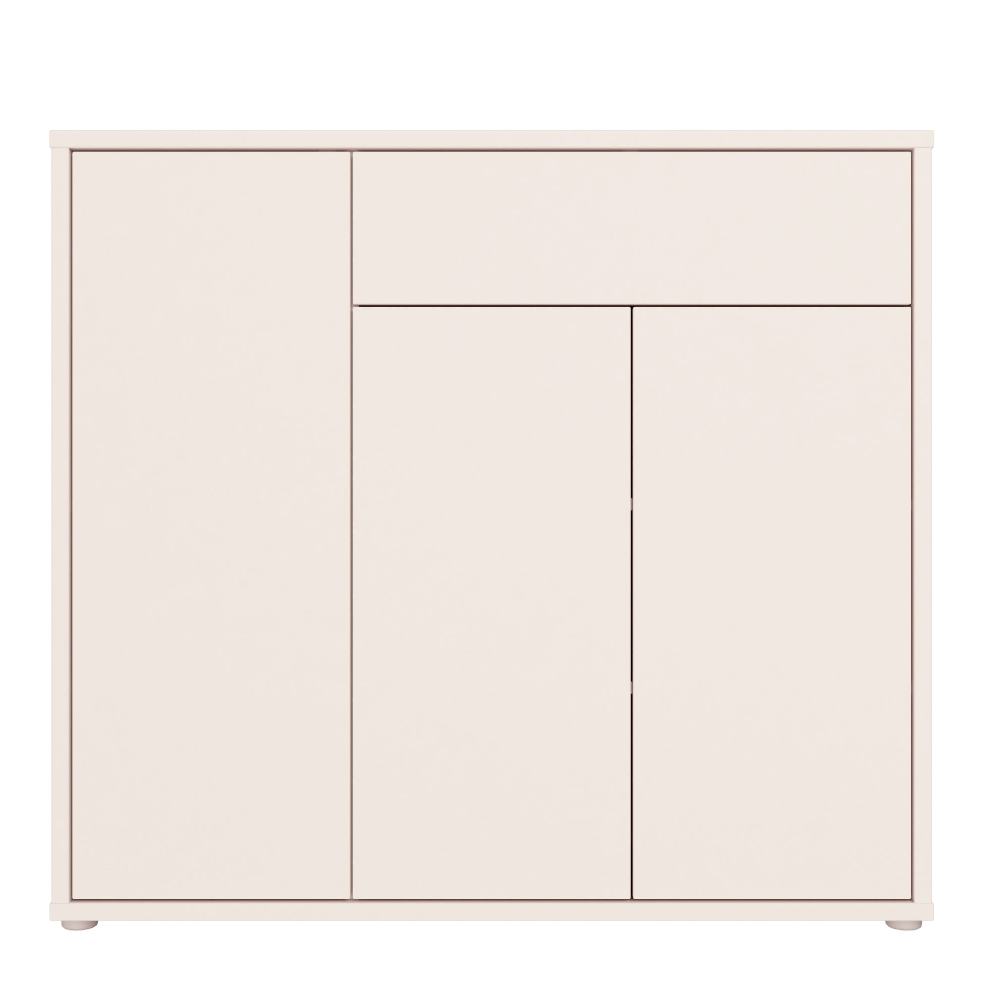 Alice Springs Sideboard with 3 Doors Push-to-Open & 1 Drawer Push-to-Open in Sand