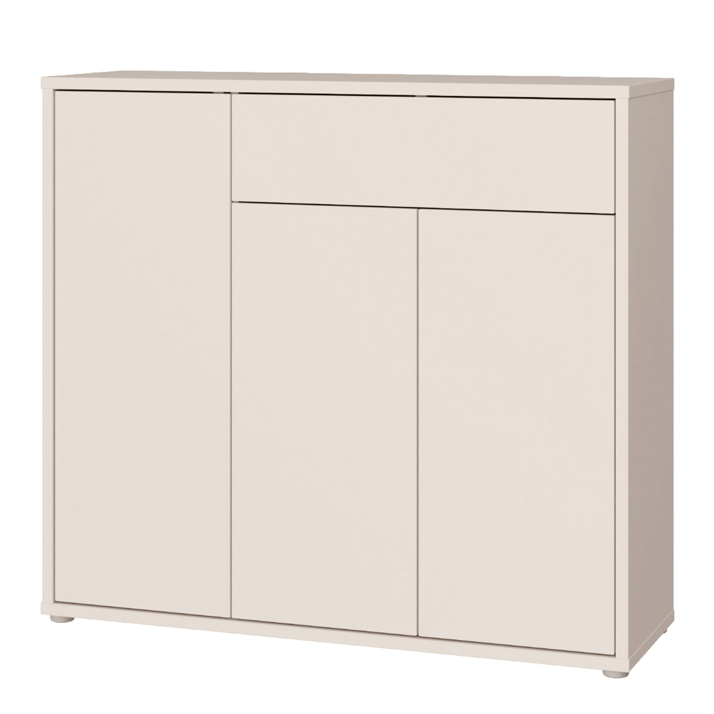 Alice Springs Sideboard with 3 Doors Push-to-Open & 1 Drawer Push-to-Open in Sand