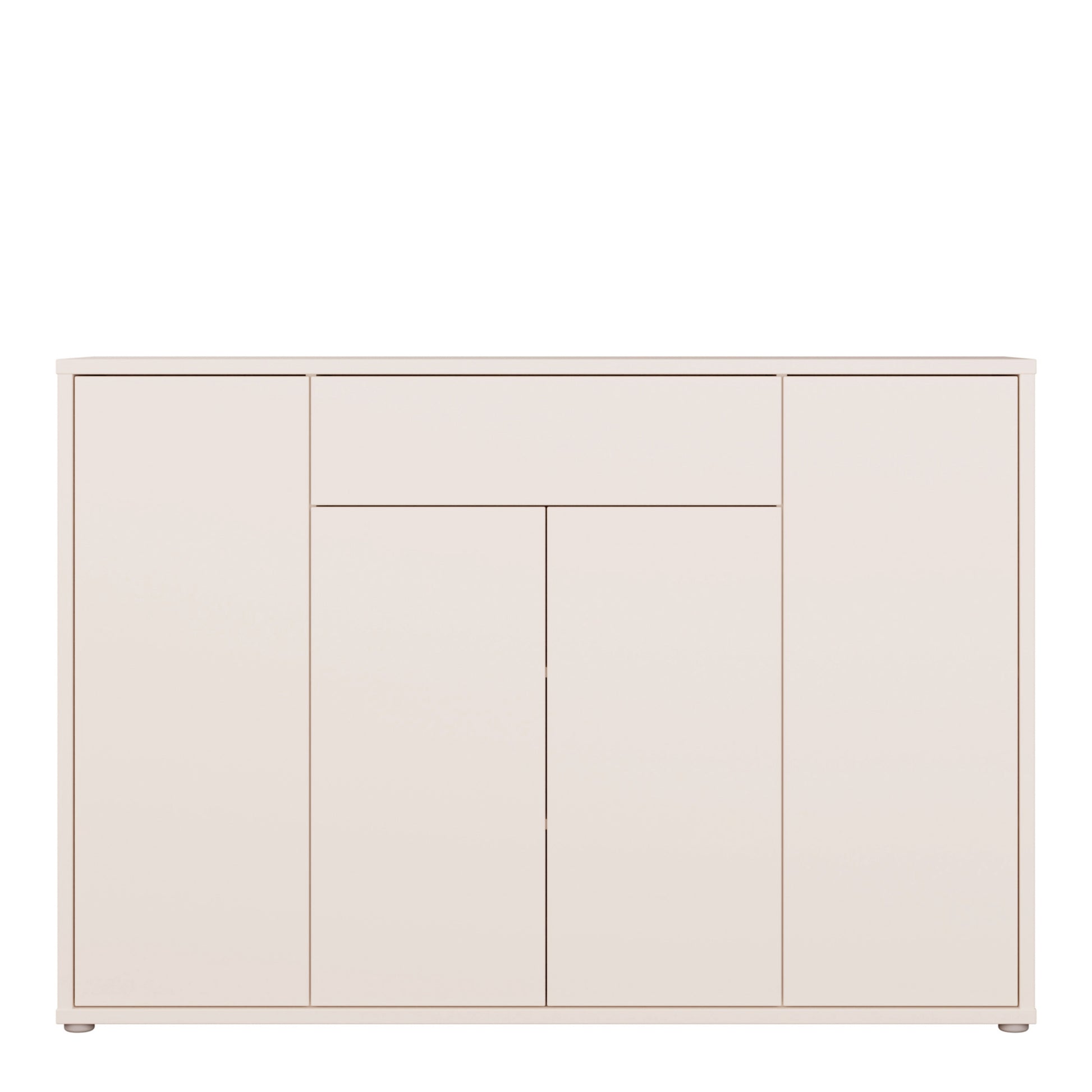 Alice Springs Shoe Cabinet with 4 Doors Push-to-Open & 1 Drawer Push-to-Open in Sand