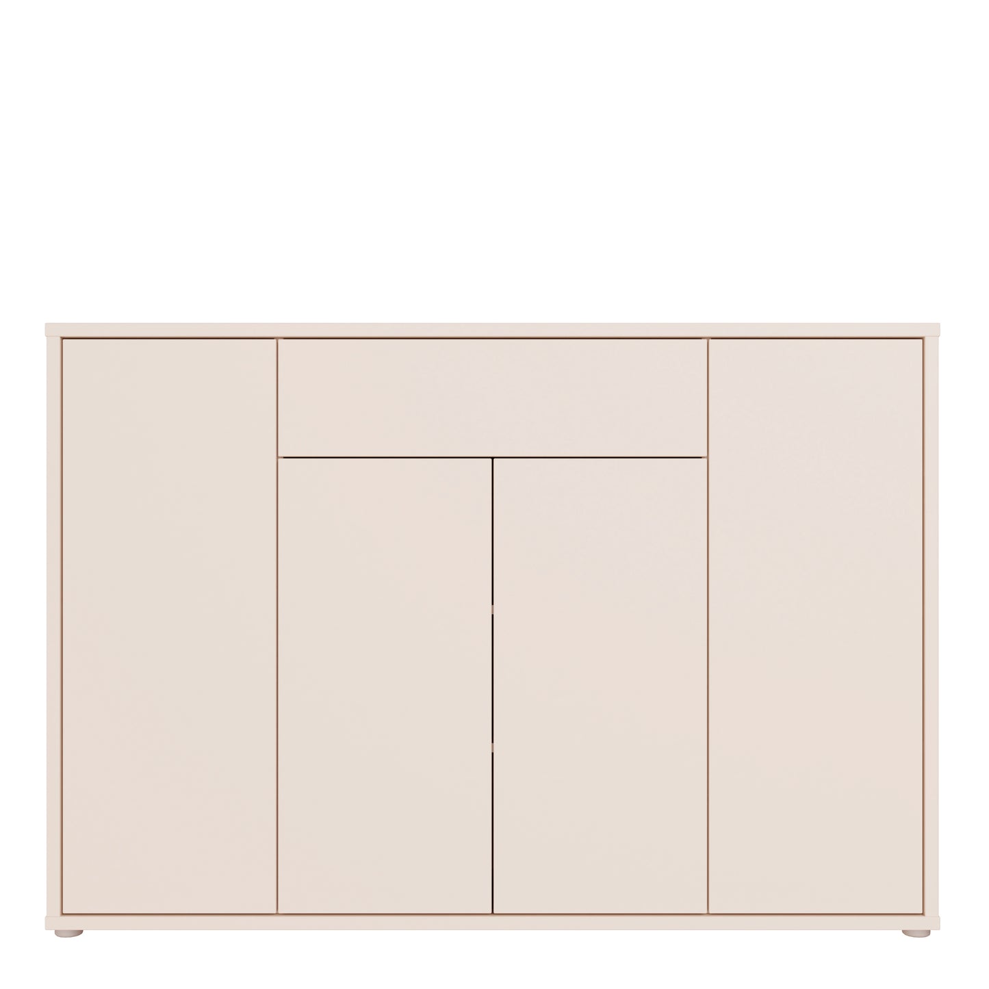 Alice Springs Sideboard with 4 Doors Push-to-Open & 1 Centralised Drawer Push-to-Open in Sand