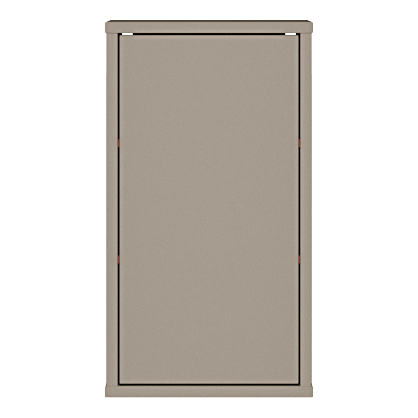 Alice Springs Hanging Storage Cupboard with 1 Door Push-to-Open in Taupe