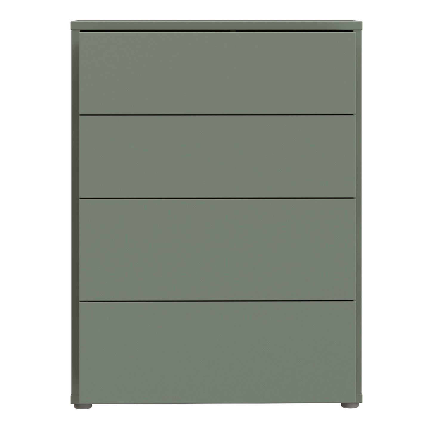 Alice Springs 4 Drawer Chest with Push-to-Open Drawers in Sage Green