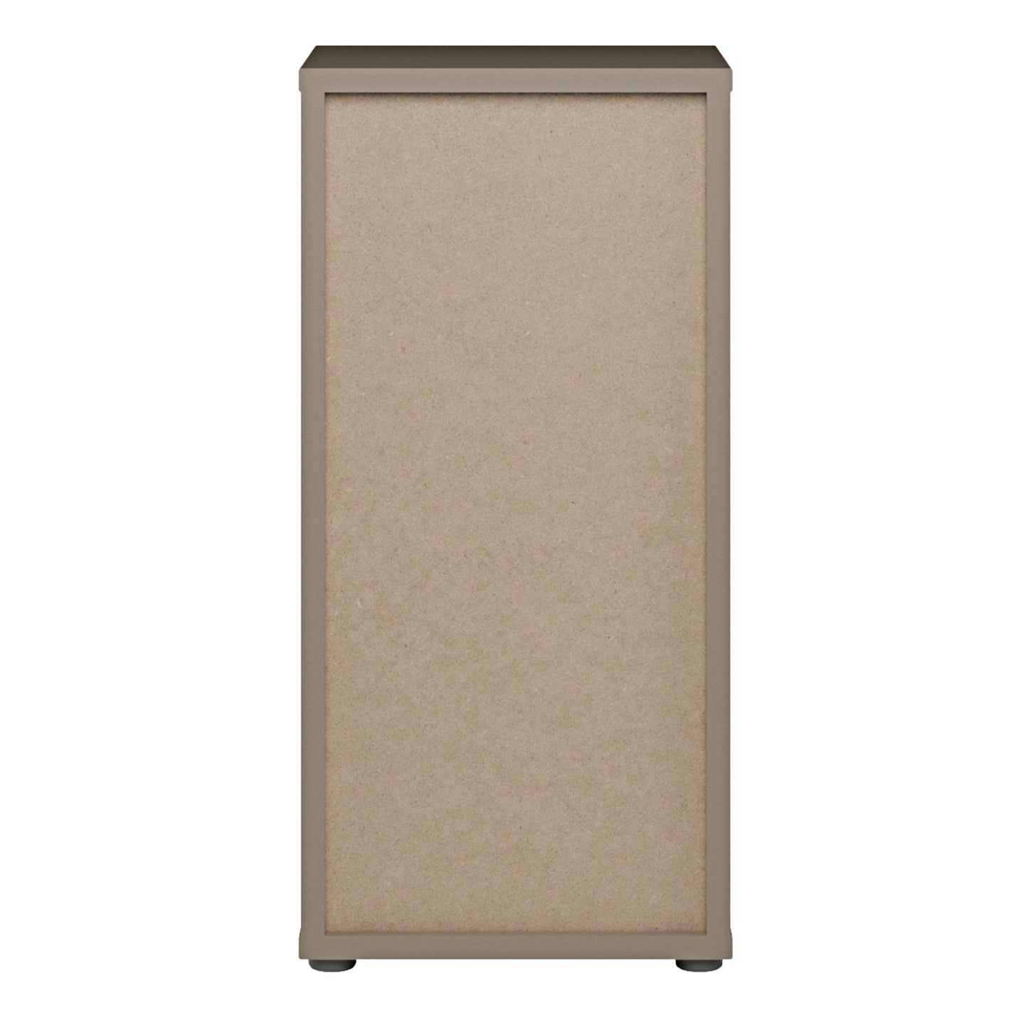 Alice Springs Low Bathroom Storage Cabinet with 1 Door Push-to-Open & 1 Drawer Push-to-Open in Taupe