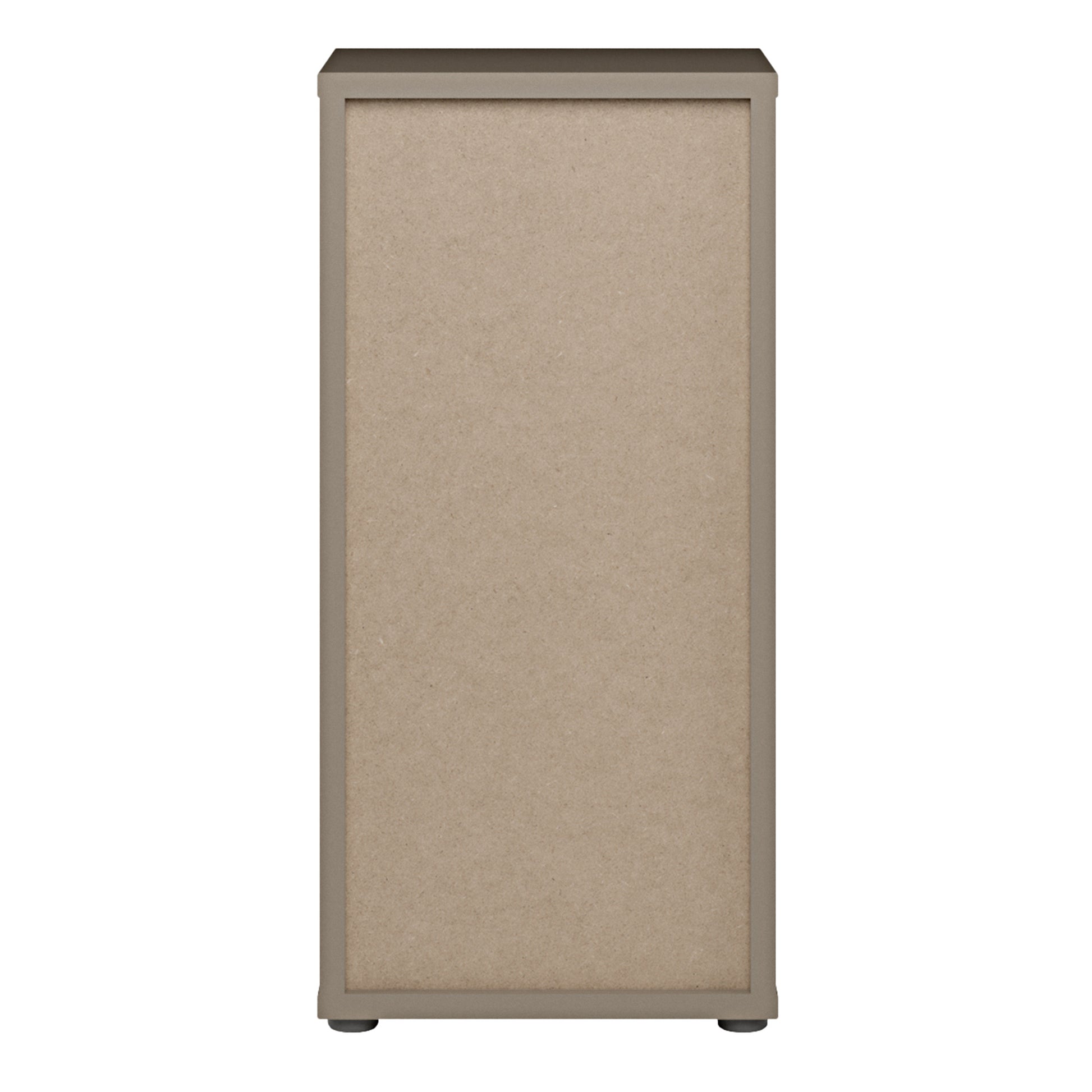 Alice Springs Low Bathroom Storage Cabinet with 1 Door Push-to-Open & 1 Drawer Push-to-Open in Taupe