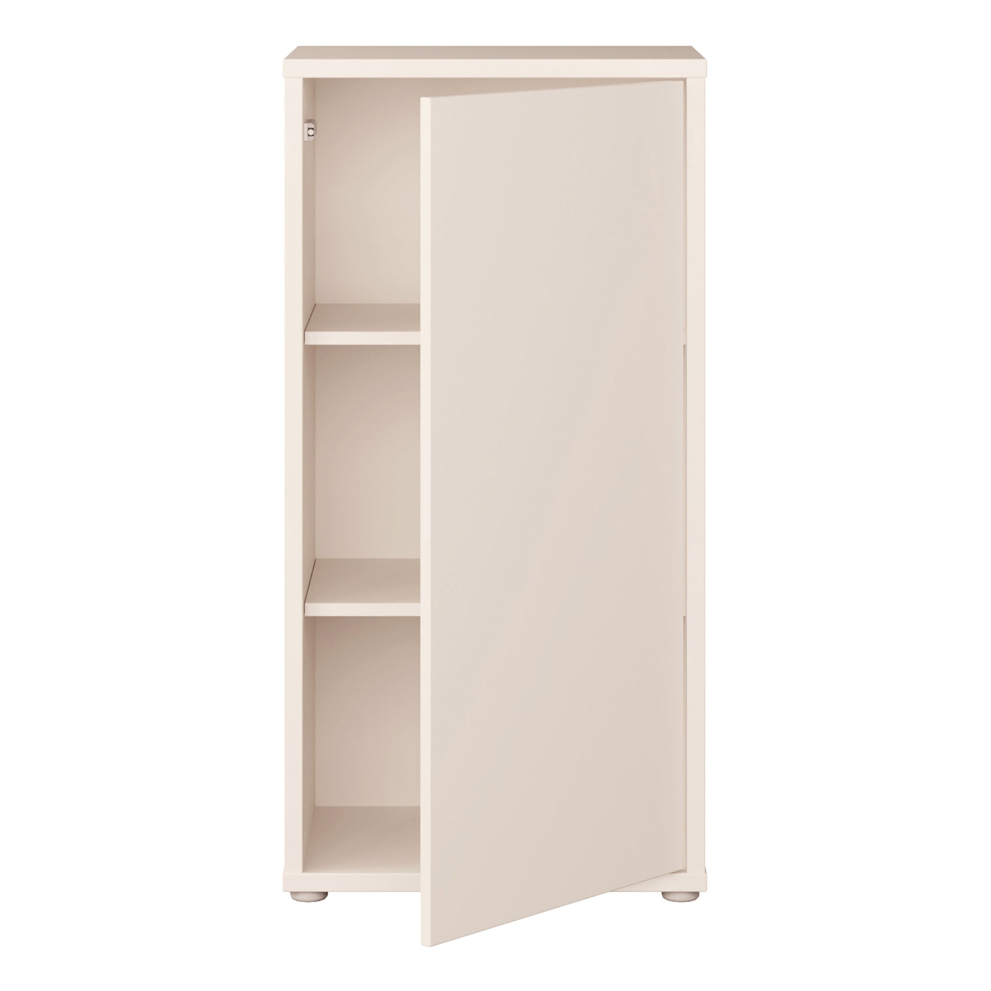 Alice Springs 1 Door Cupboard with Push-to-Open Door in Sand
