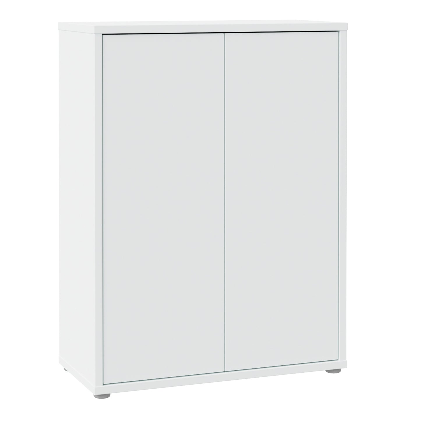 Alice Springs Shoe Cabinet with 2 Doors Push-to-Open in Light Grey
