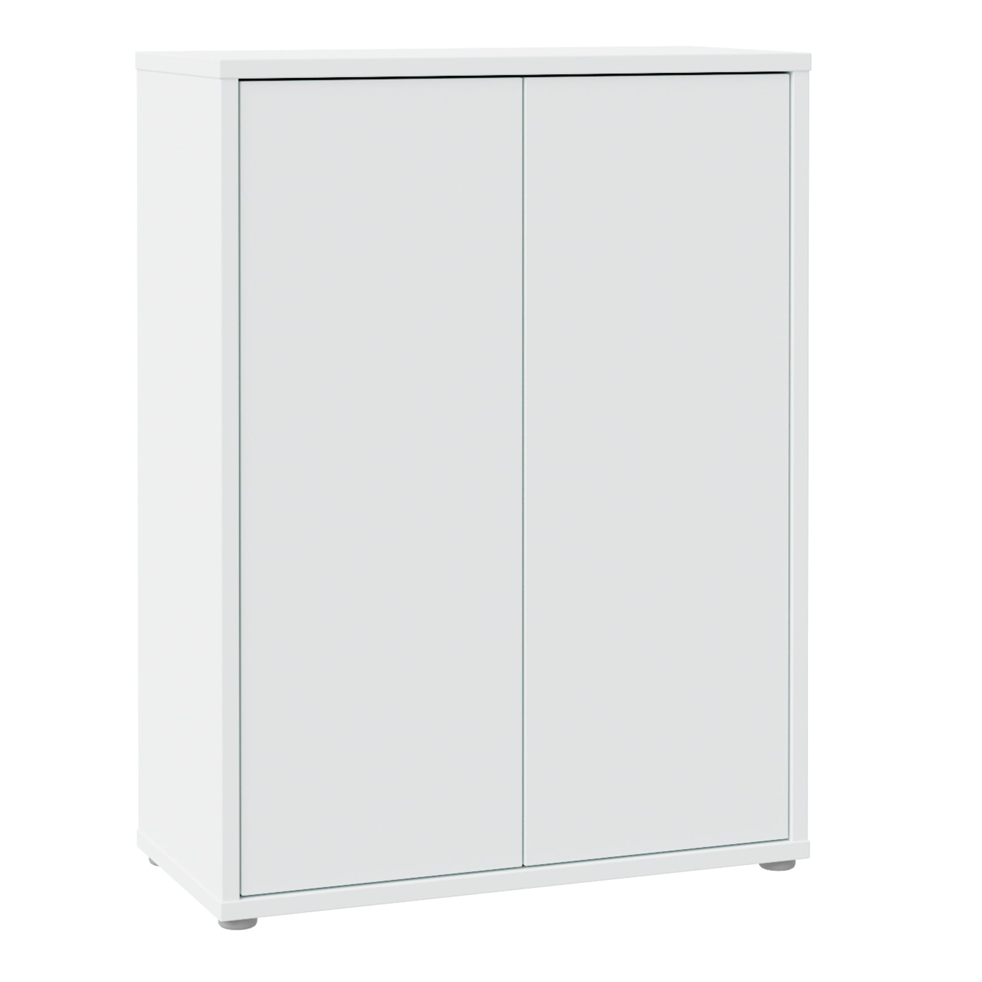 Alice Springs Shoe Cabinet with 2 Doors Push-to-Open in Light Grey