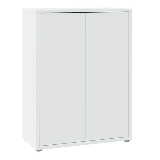 Alice Springs Shoe Cabinet with 2 Doors Push-to-Open in Light Grey