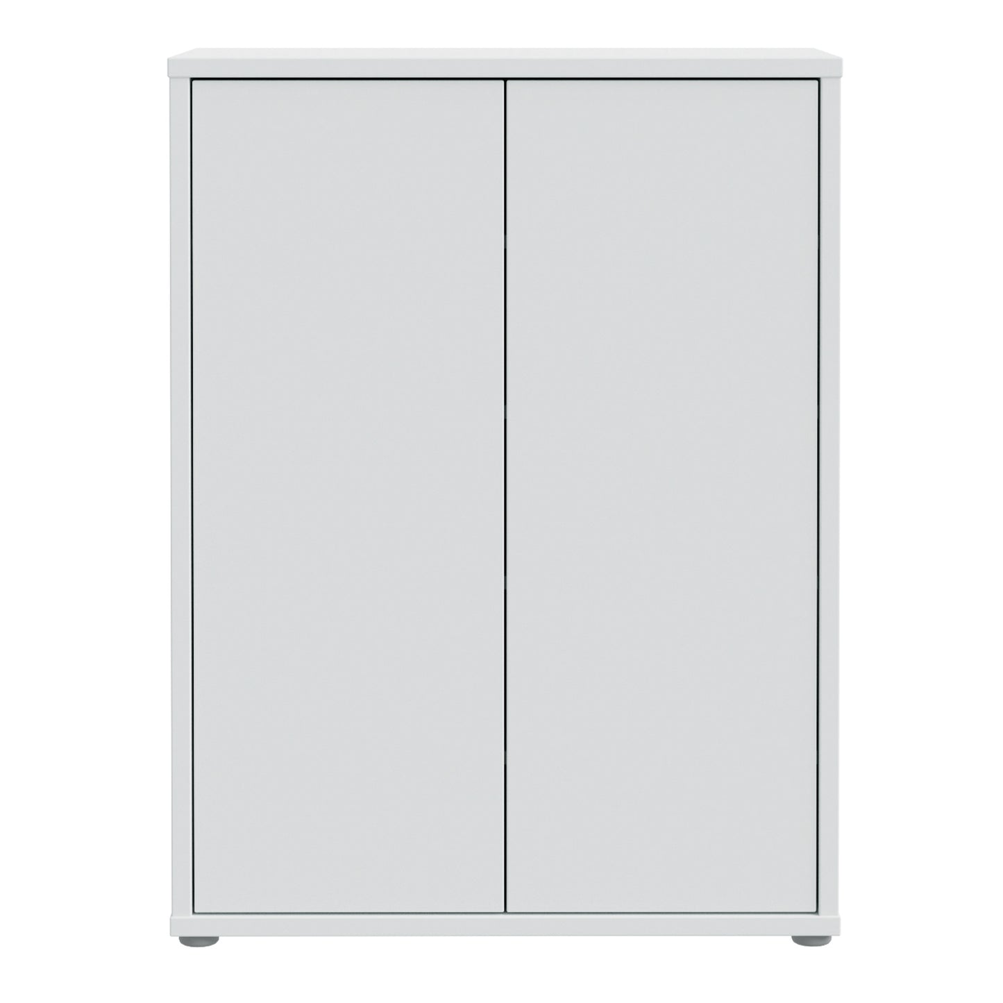 Alice Springs Shoe Cabinet with 2 Doors Push-to-Open in Light Grey