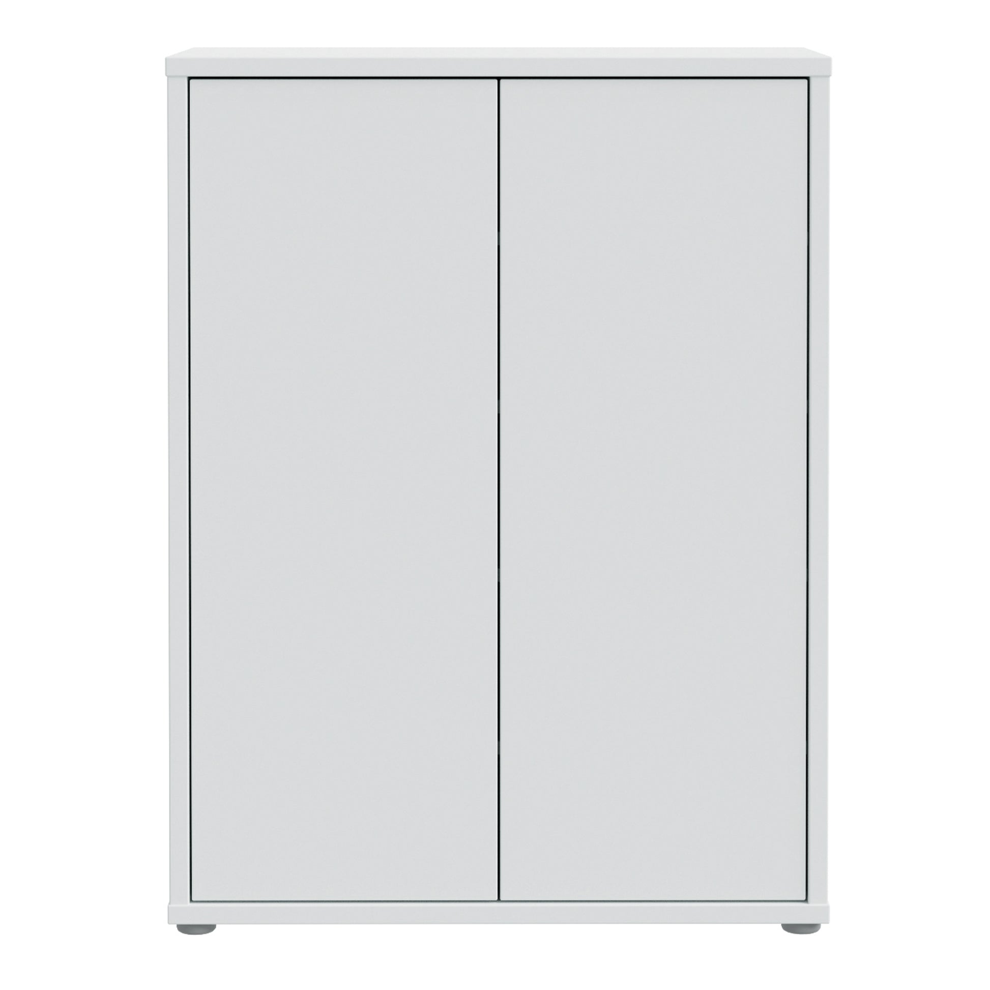 Alice Springs Shoe Cabinet with 2 Doors Push-to-Open in Light Grey