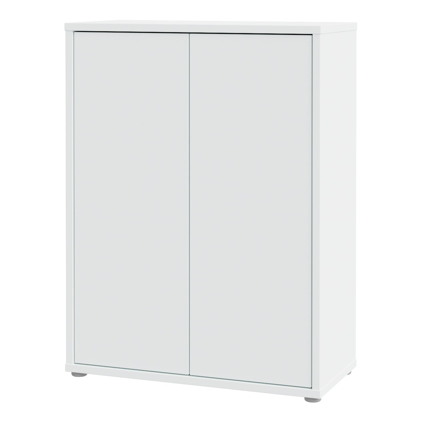 Alice Springs Shoe Cabinet with 2 Doors Push-to-Open in Light Grey