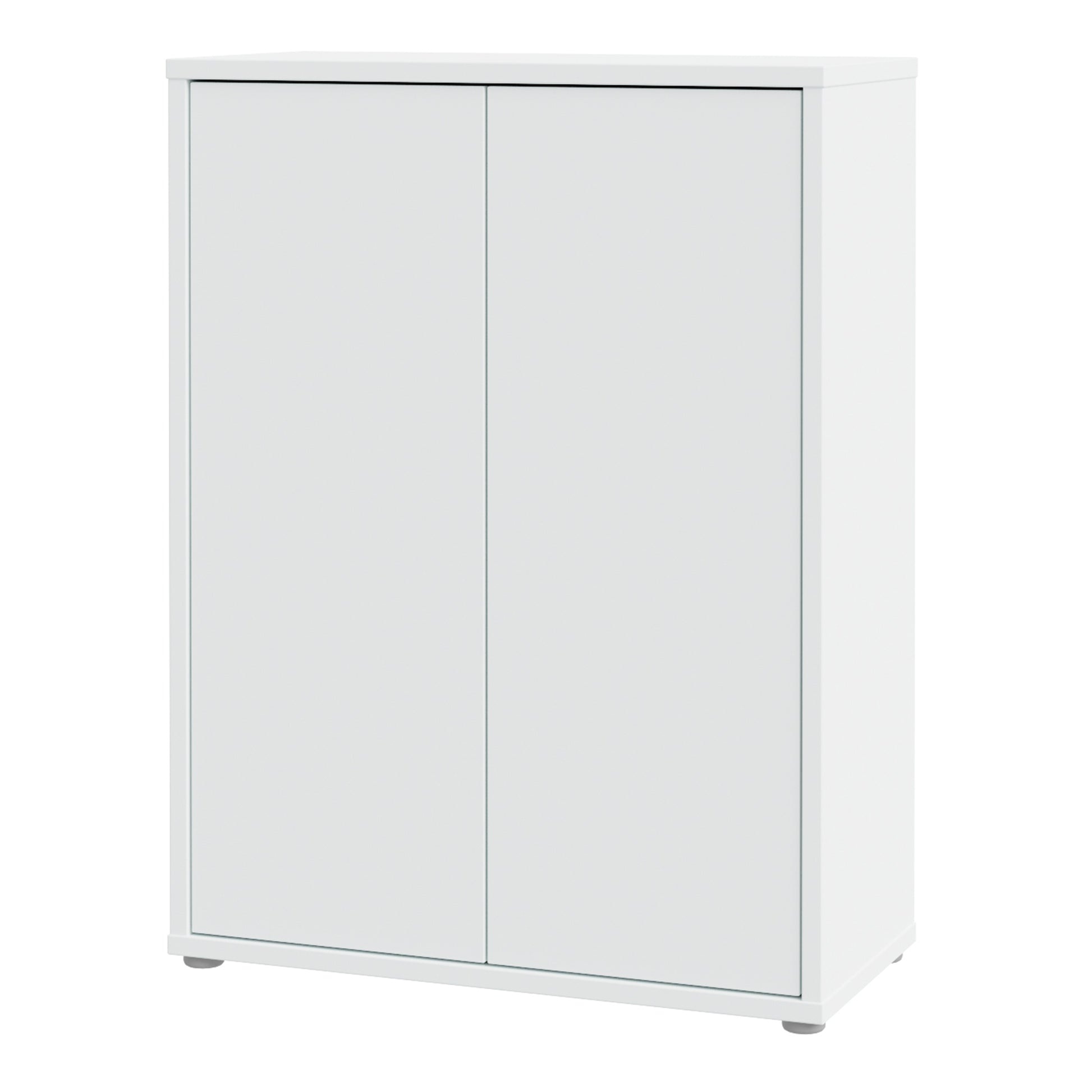 Alice Springs Shoe Cabinet with 2 Doors Push-to-Open in Light Grey