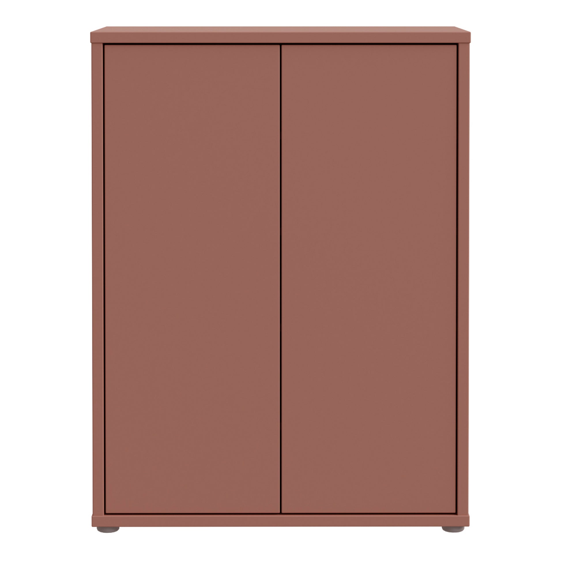 Alice Springs Shoe Cabinet with 2 Doors Push-to-Open in Terracotta