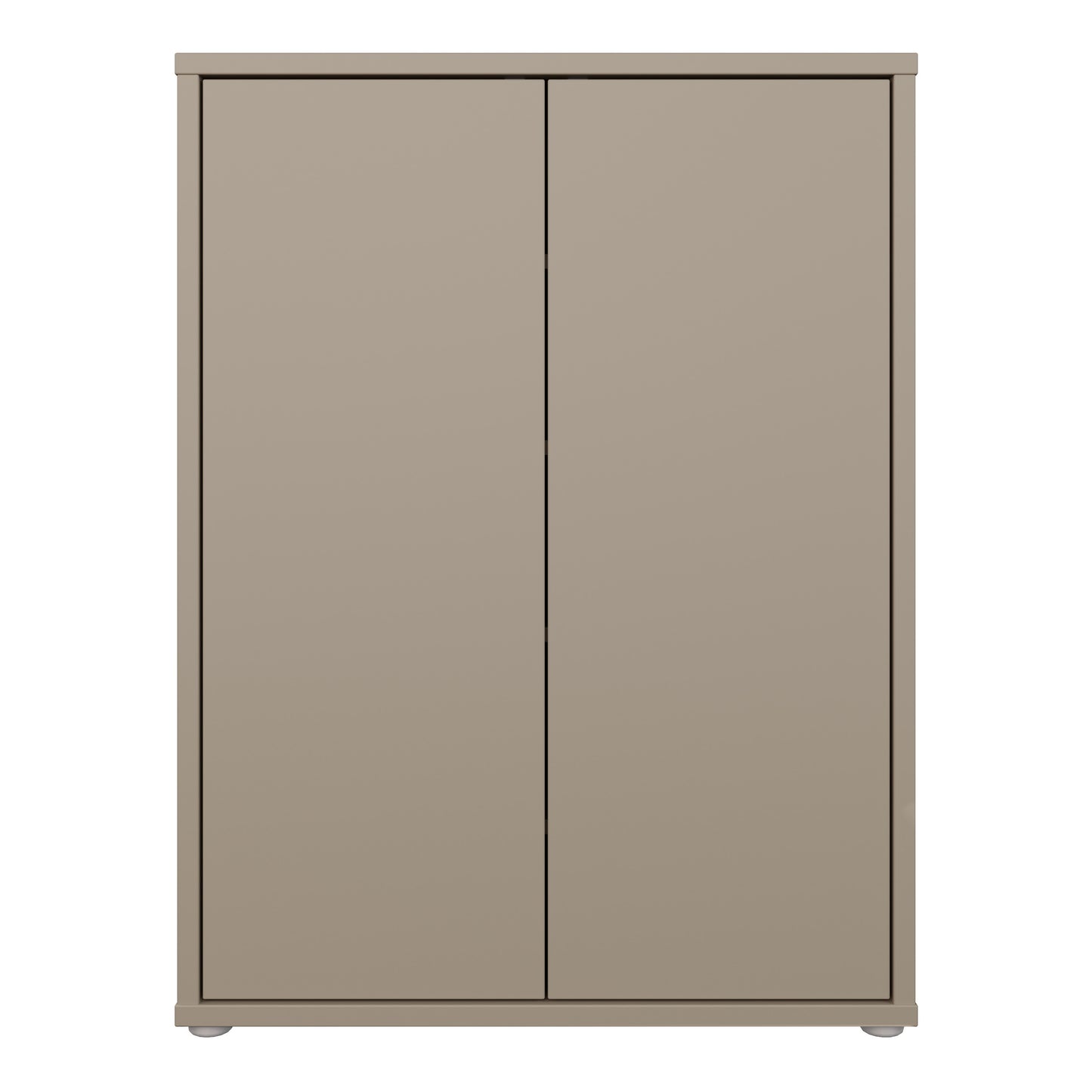 Alice Springs Shoe Cabinet with 2 Doors Push-to-Open in Taupe