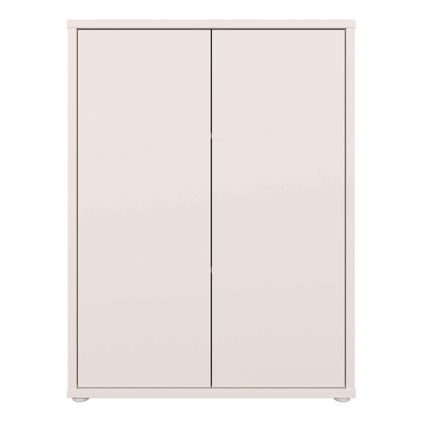 Alice Springs Tall 2 Door Cupboard with Push-to-Open Doors in Sand