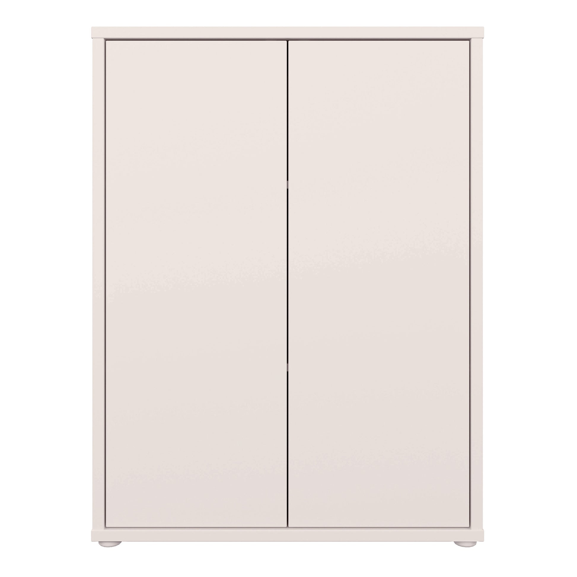Alice Springs Tall 2 Door Cupboard with Push-to-Open Doors in Sand