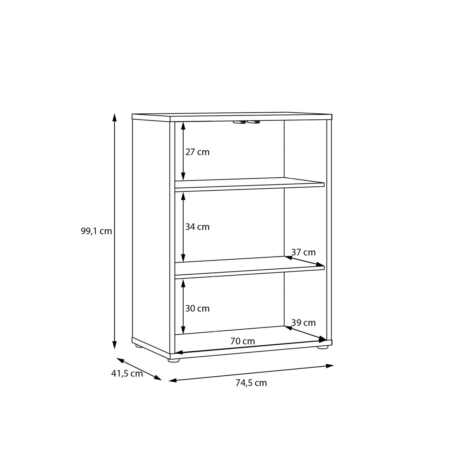 Alice Springs Tall 2 Door Cupboard with Push-to-Open Doors in Butter Yellow