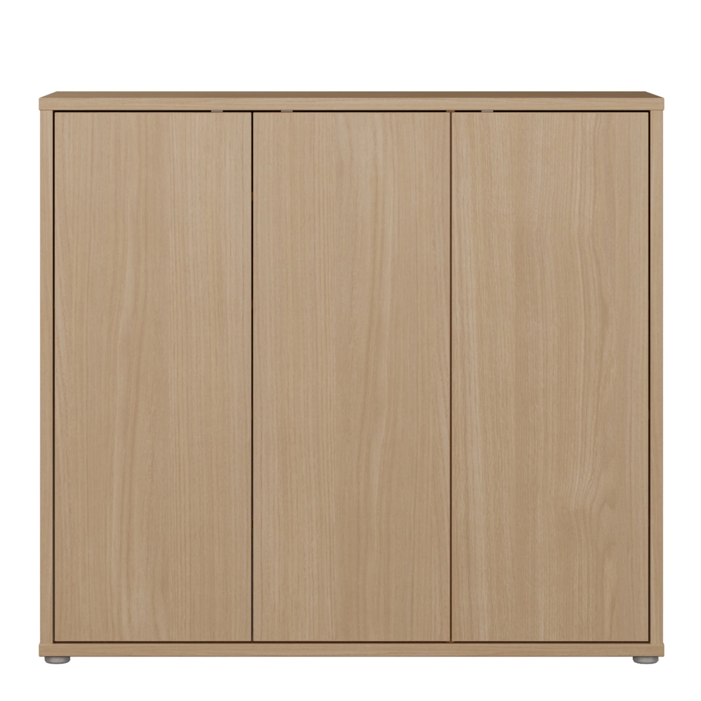 Alice Springs Shoe Cabinet with 3 Doors Push-to-Open in Elegancia Oak