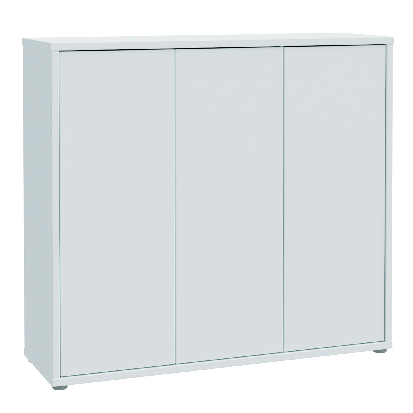 Alice Springs Shoe Cabinet with 3 Doors Push-to-Open in Light Grey