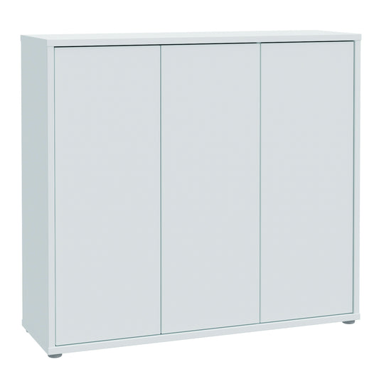 Alice Springs Shoe Cabinet with 3 Doors Push-to-Open in Light Grey