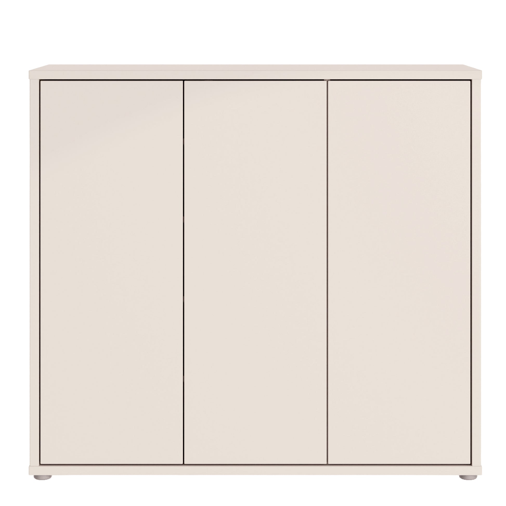 Alice Springs Shoe Cabinet with 3 Doors Push-to-Open in Sand