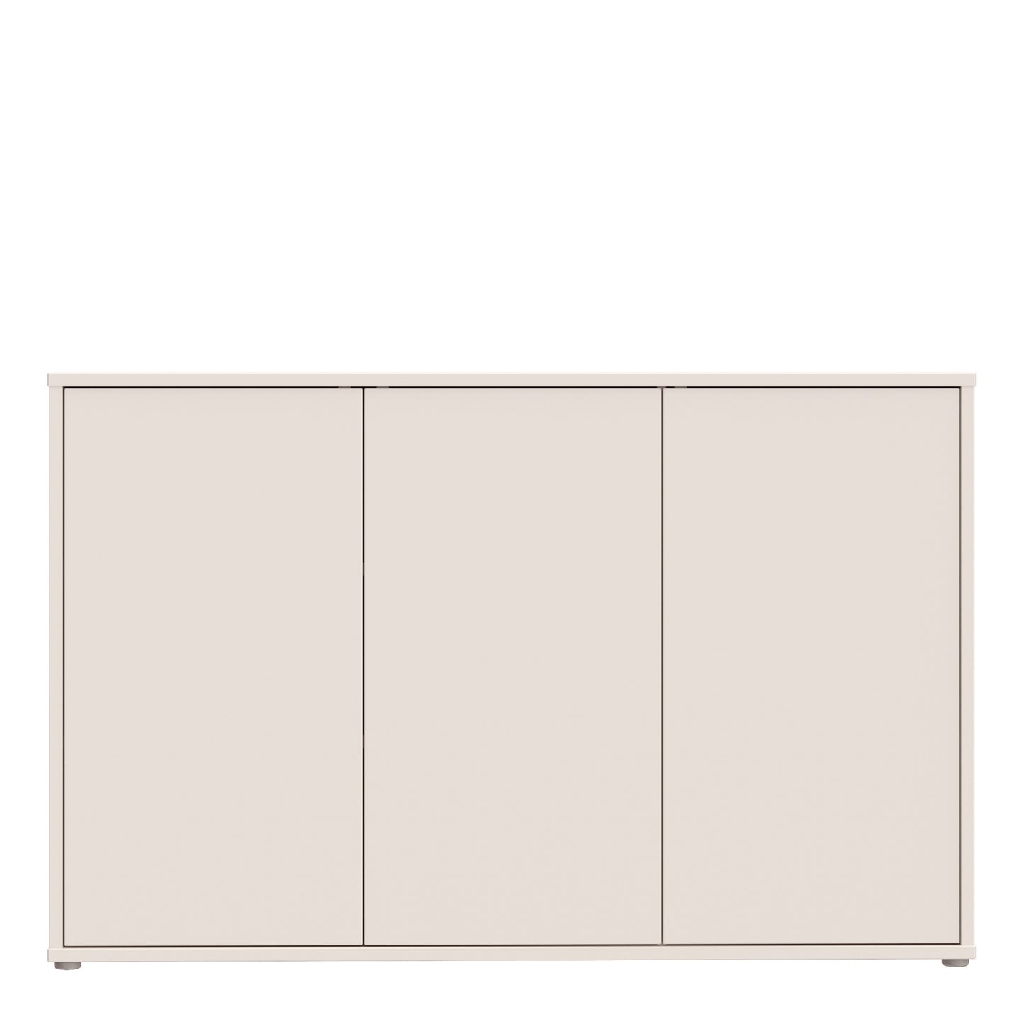 Alice Springs 3 Door Sideboard with Push-to-Open Doors in Sand