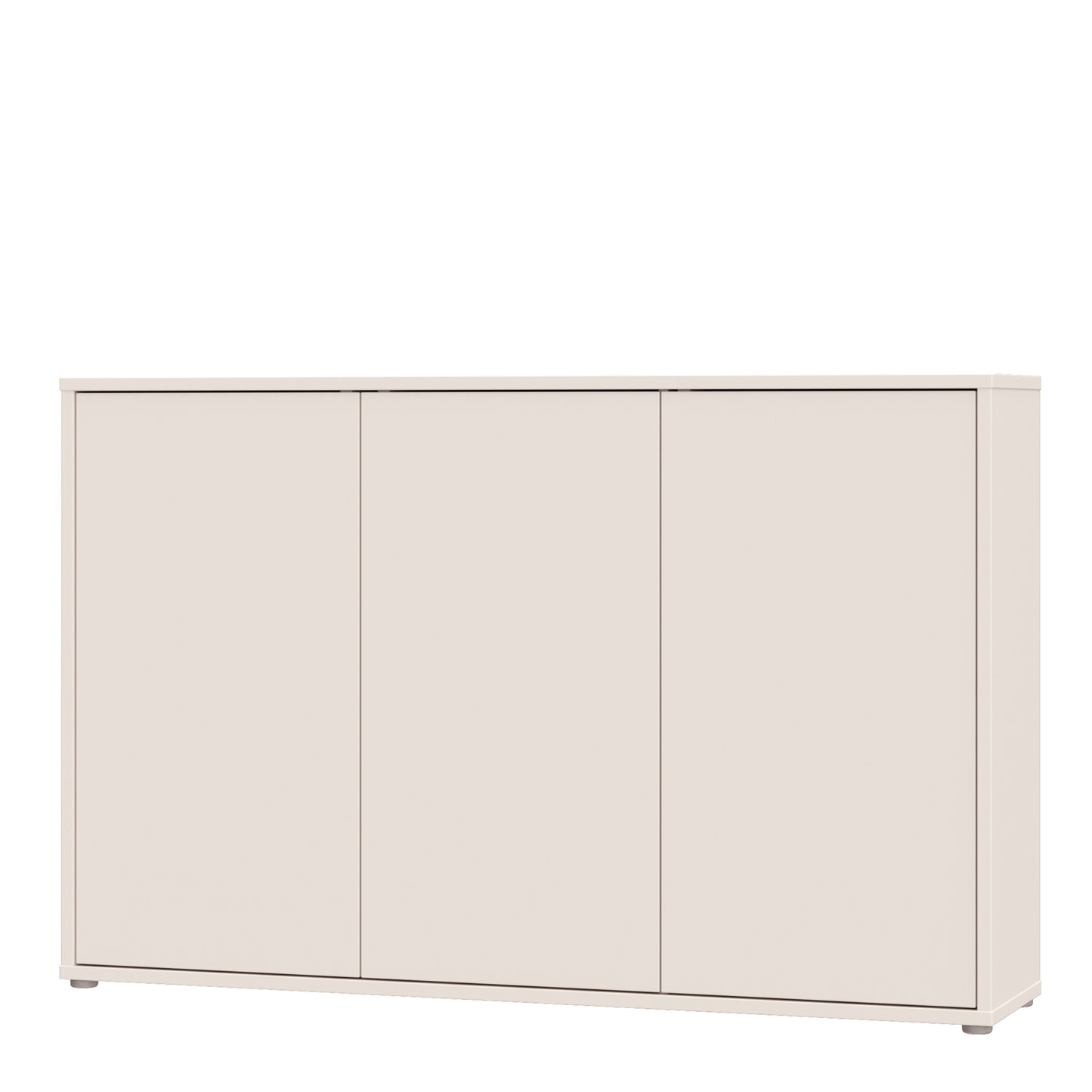 Alice Springs 3 Door Sideboard with Push-to-Open Doors in Sand