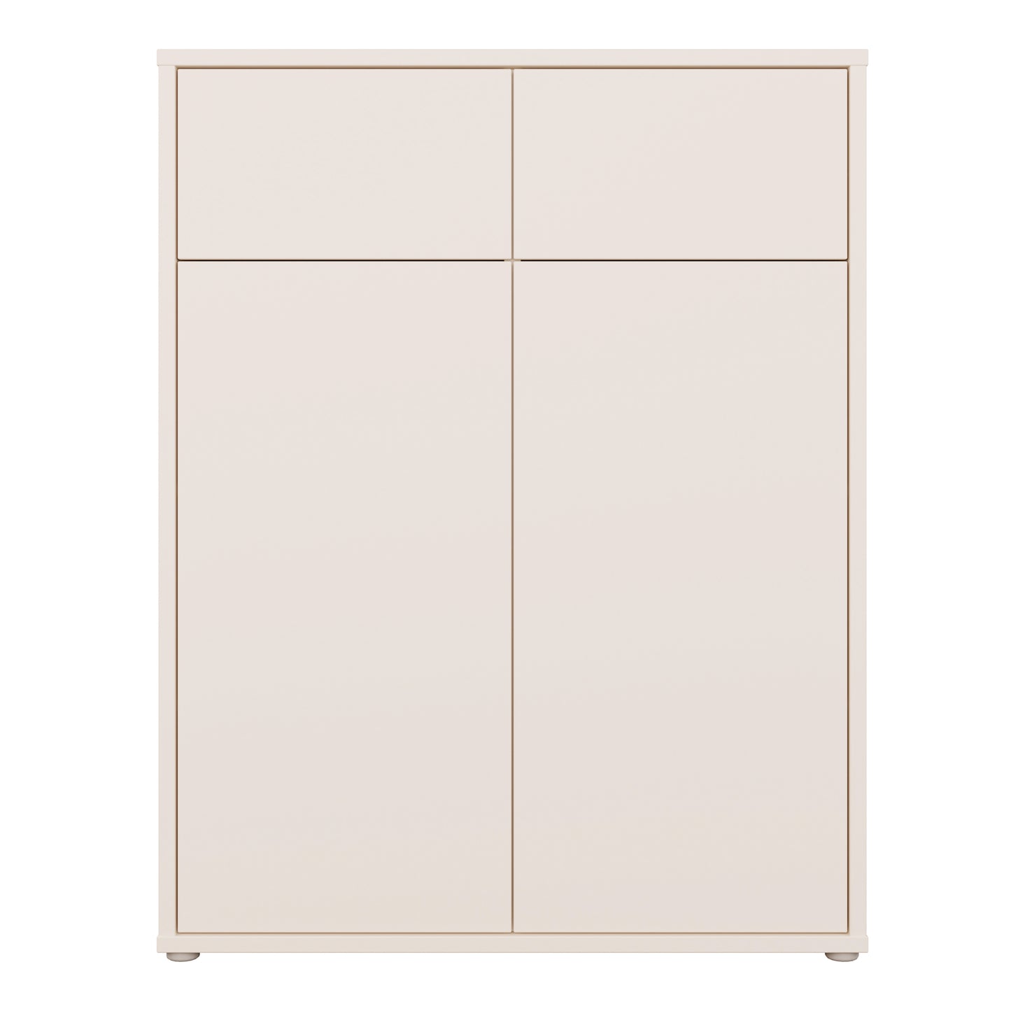 Alice Springs Storage Cabinet with 2 Doors & 2 Drawers with Push-to-Open in Sand