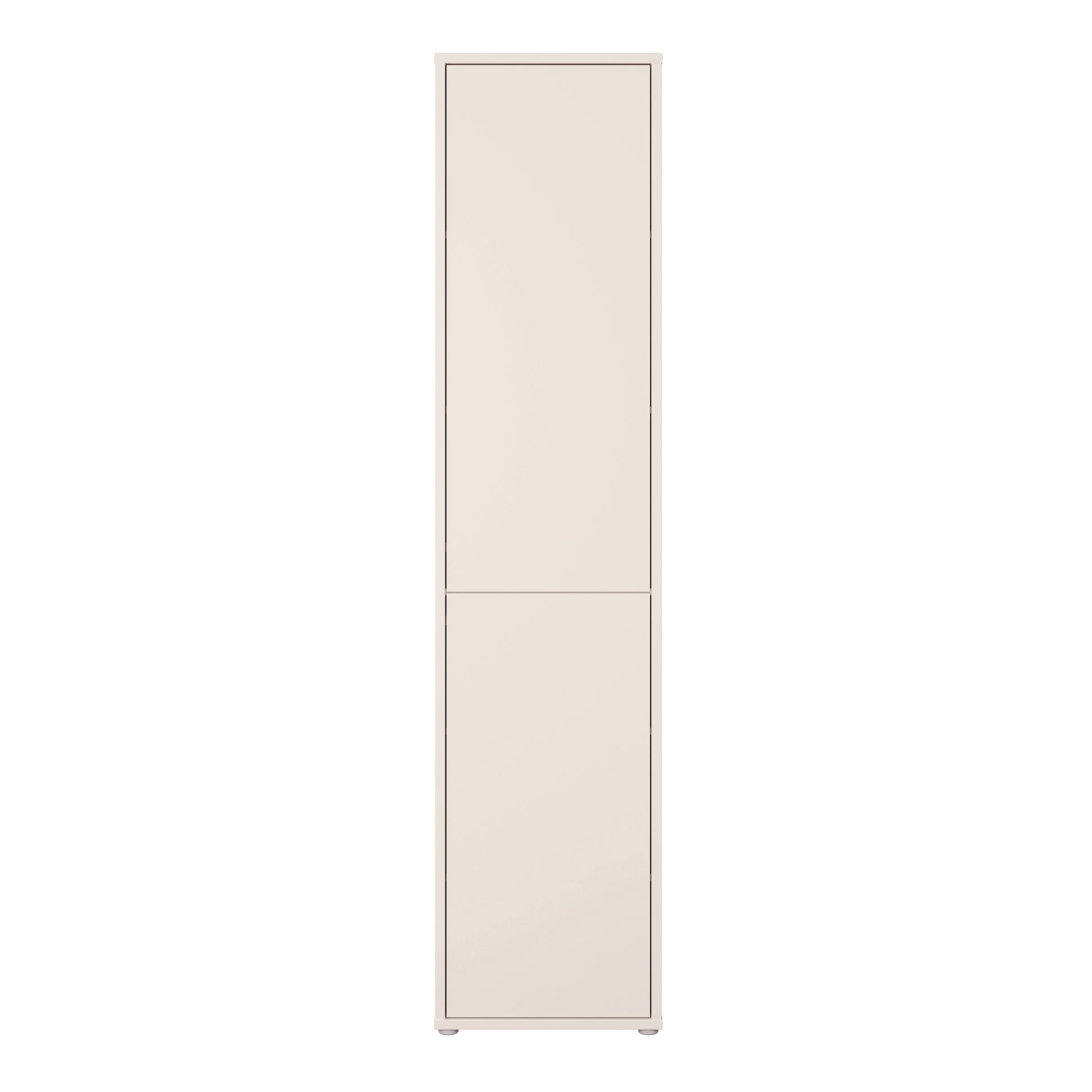Alice Springs Narrow Tall Cupboard with 2 Push-to-Open Doors in Sand