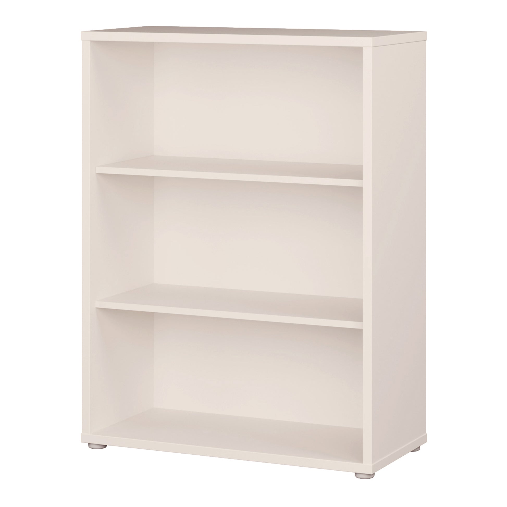 Alice Springs Low Wide Bookcase with Open Shelving in Sand