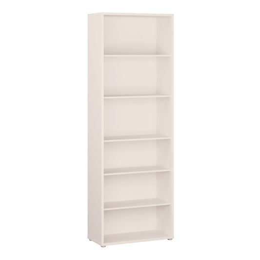 Alice Springs Tall Wide Bookcase with 5 Shelves in Sand