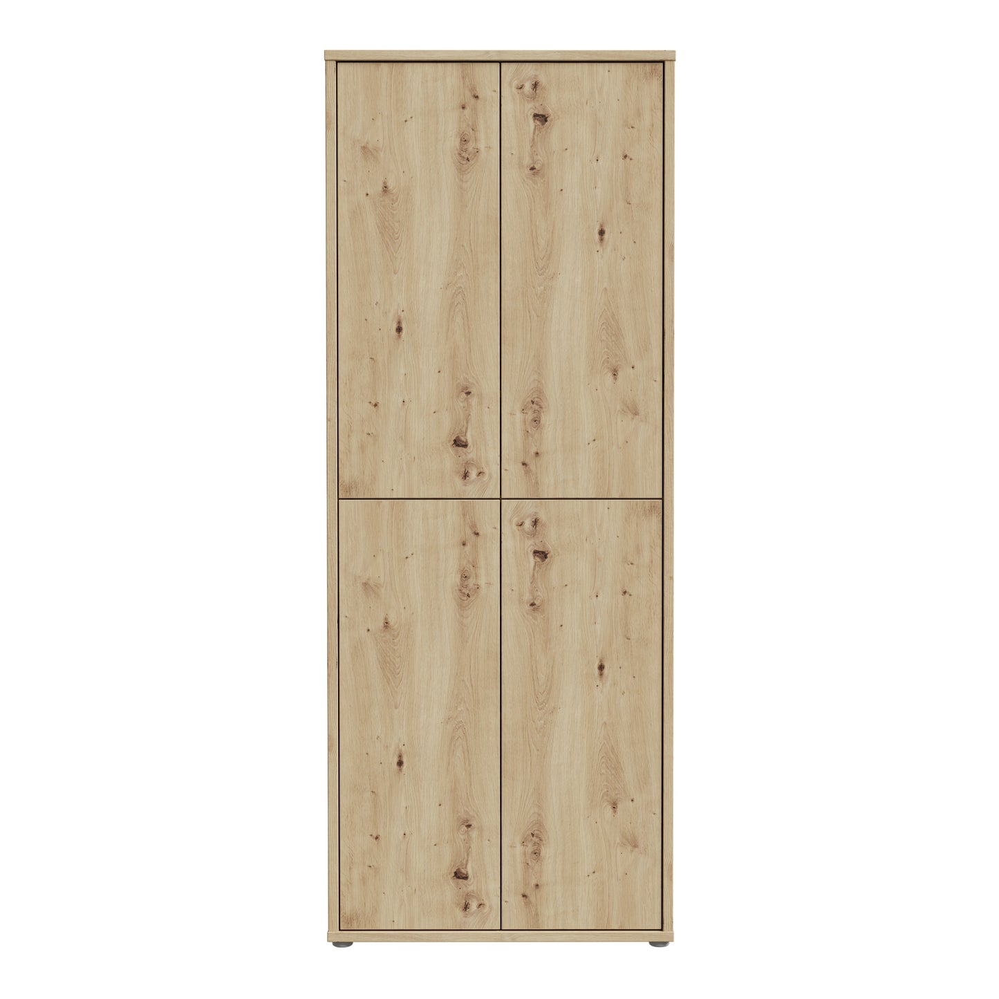 Alice Springs Shoe Cabinet with 4 Doors Push-to-Open in Artisan Oak