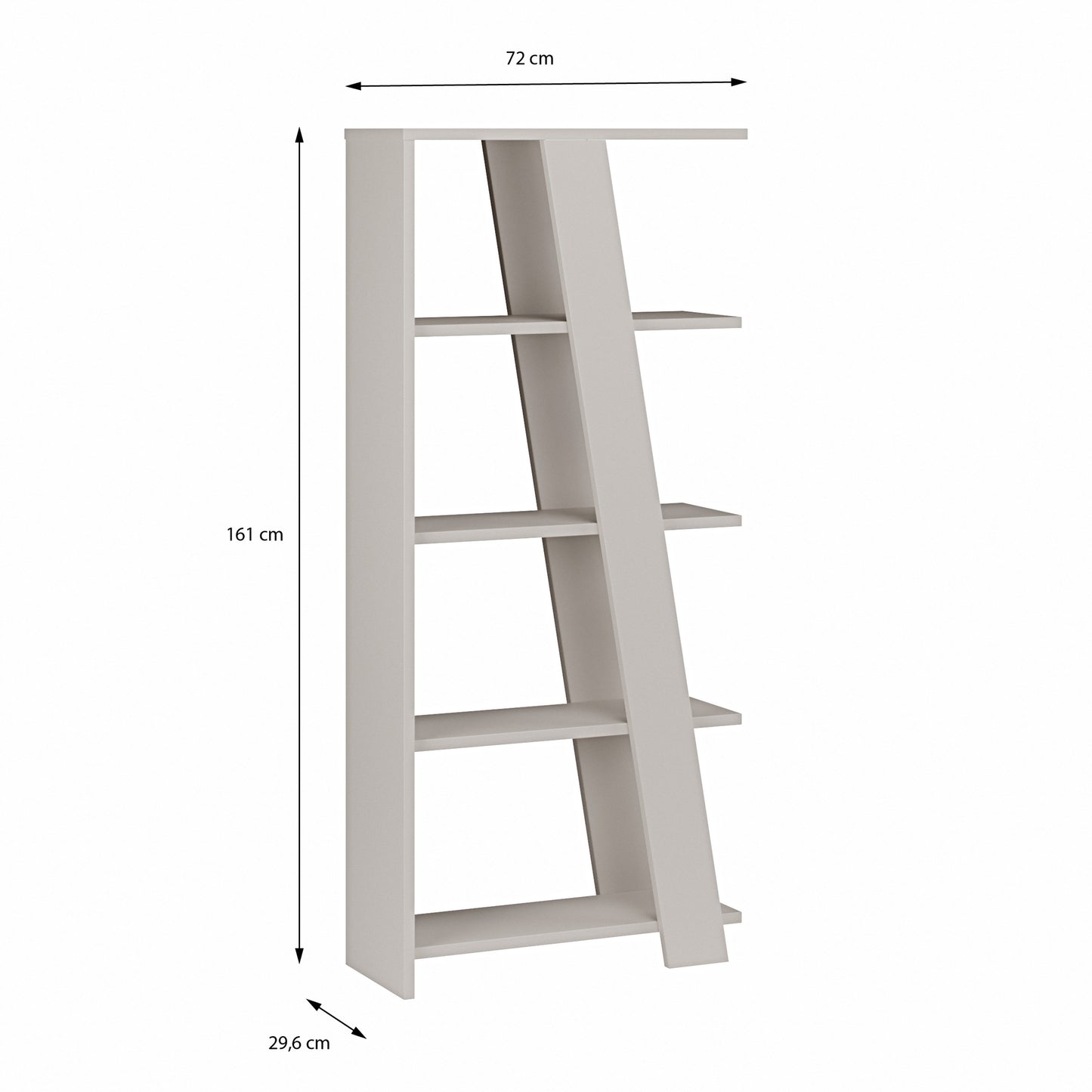 Natta 5-Tier Shelving Unit in Sand