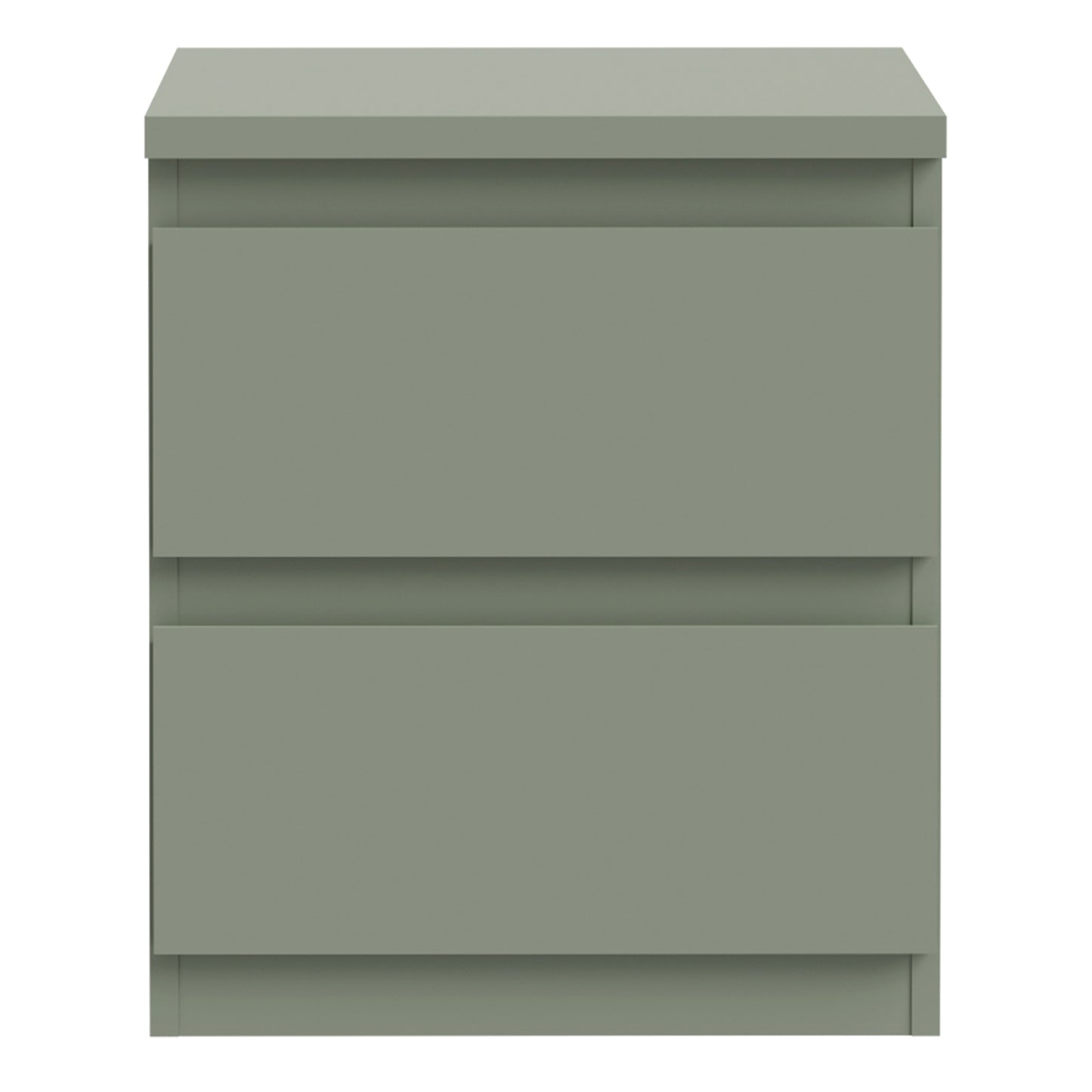 Edmore 2 Drawer Bedside Table in Sage Green