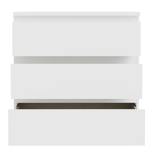 Edmore 3 Drawer Chest in White