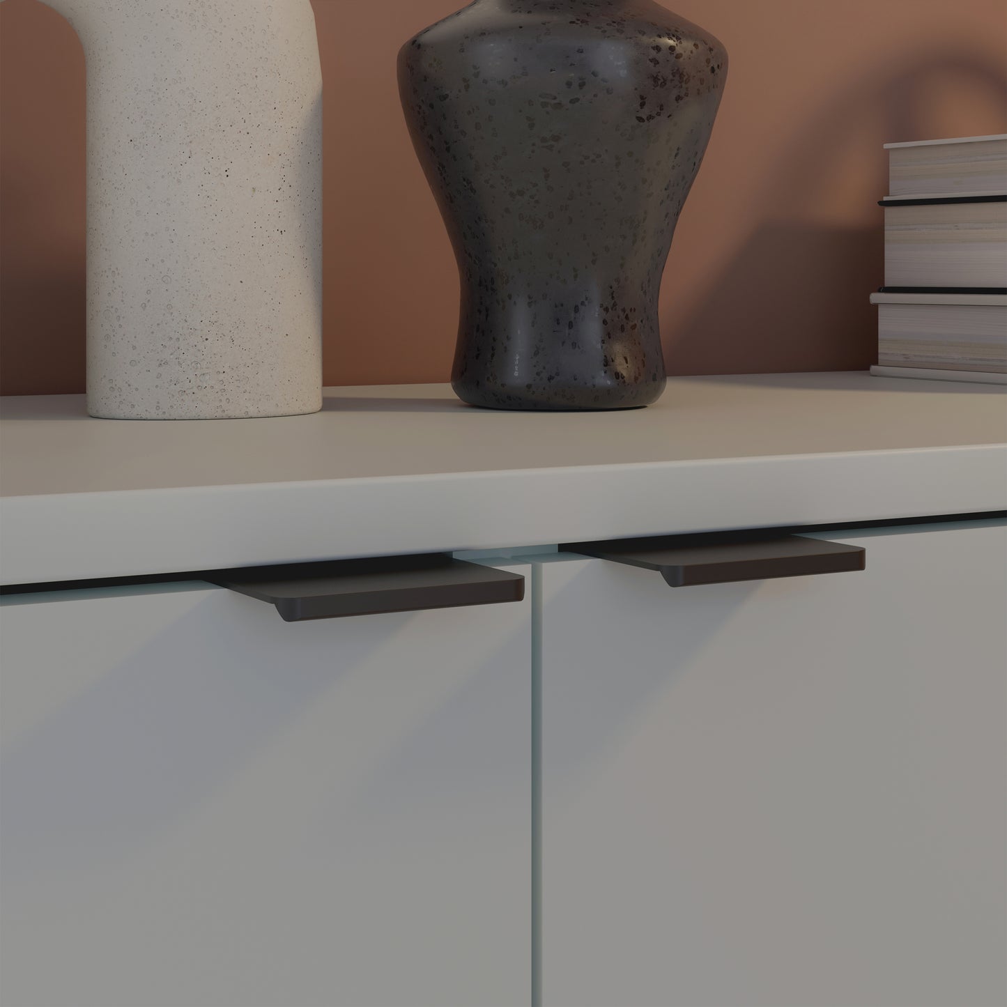 Ganymede 2 Door Cupboard in Light Grey