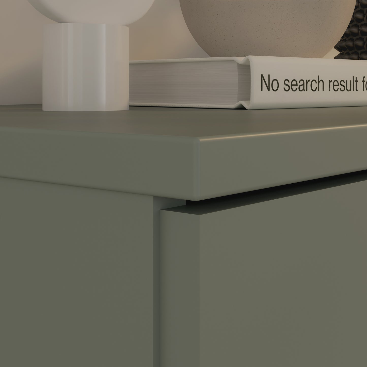 Ganymede 2 Door Cupboard in Sage Green