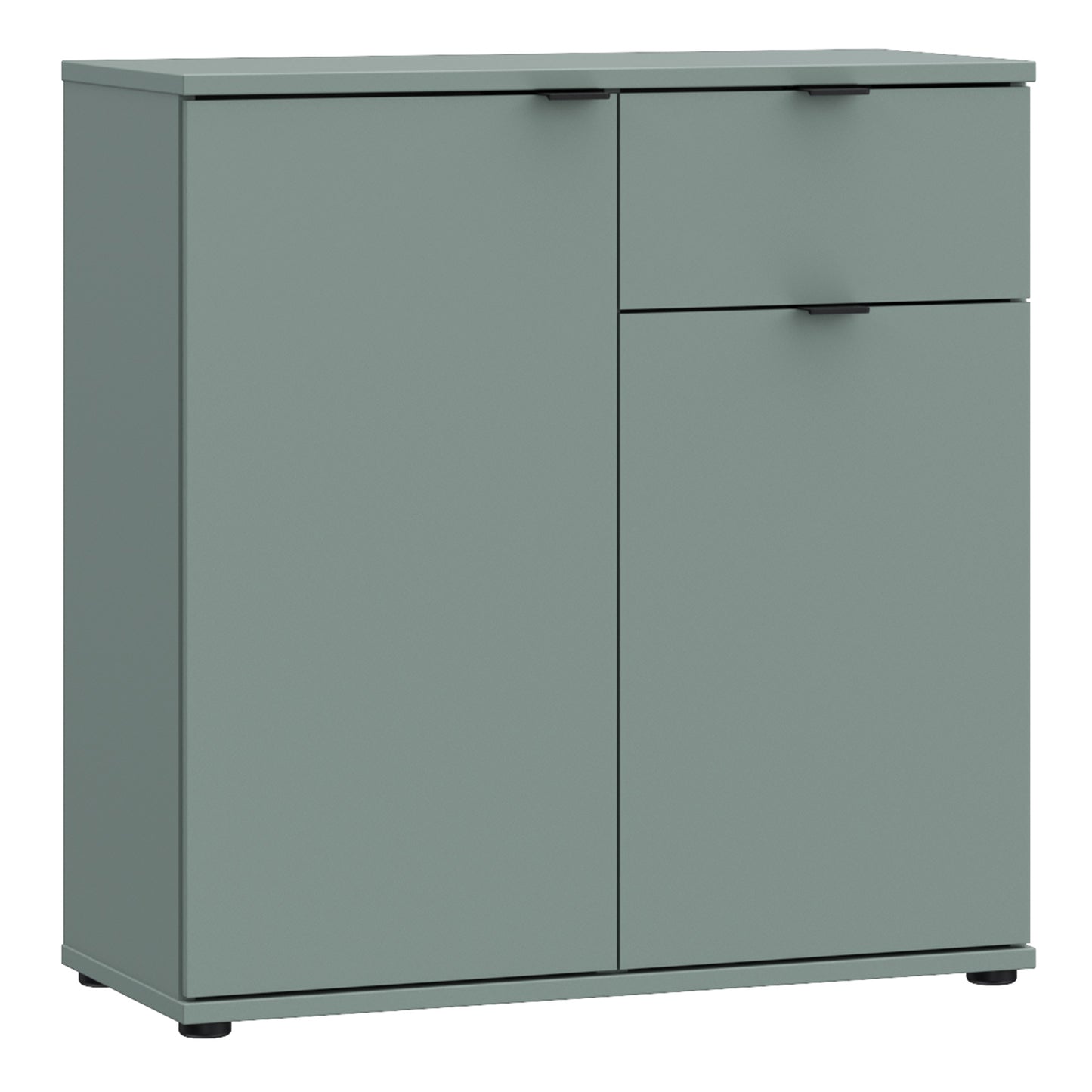 Ganymede 2 Door Cupboard with Drawer in Sage Green