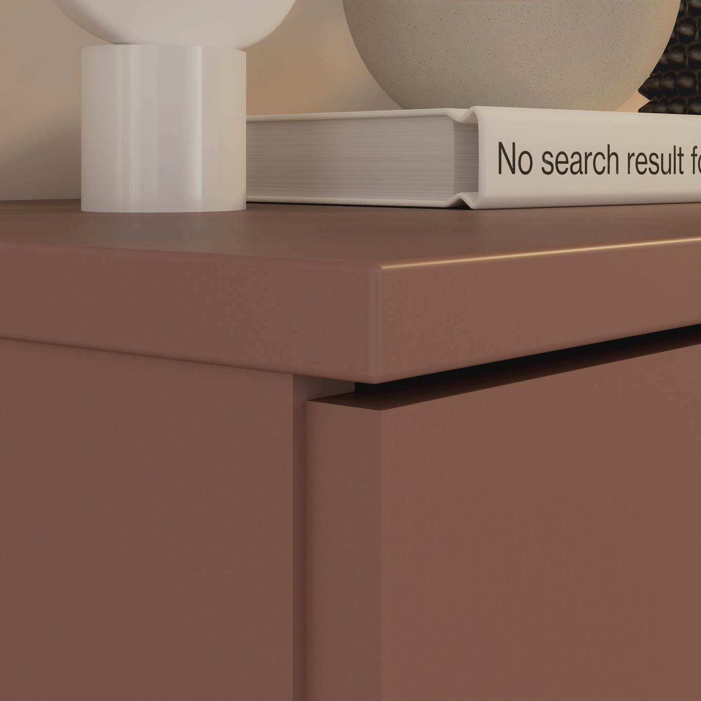 Ganymede Wide TV Unit with Open Shelving, 2 Drawers & 2 Doors in Terracotta