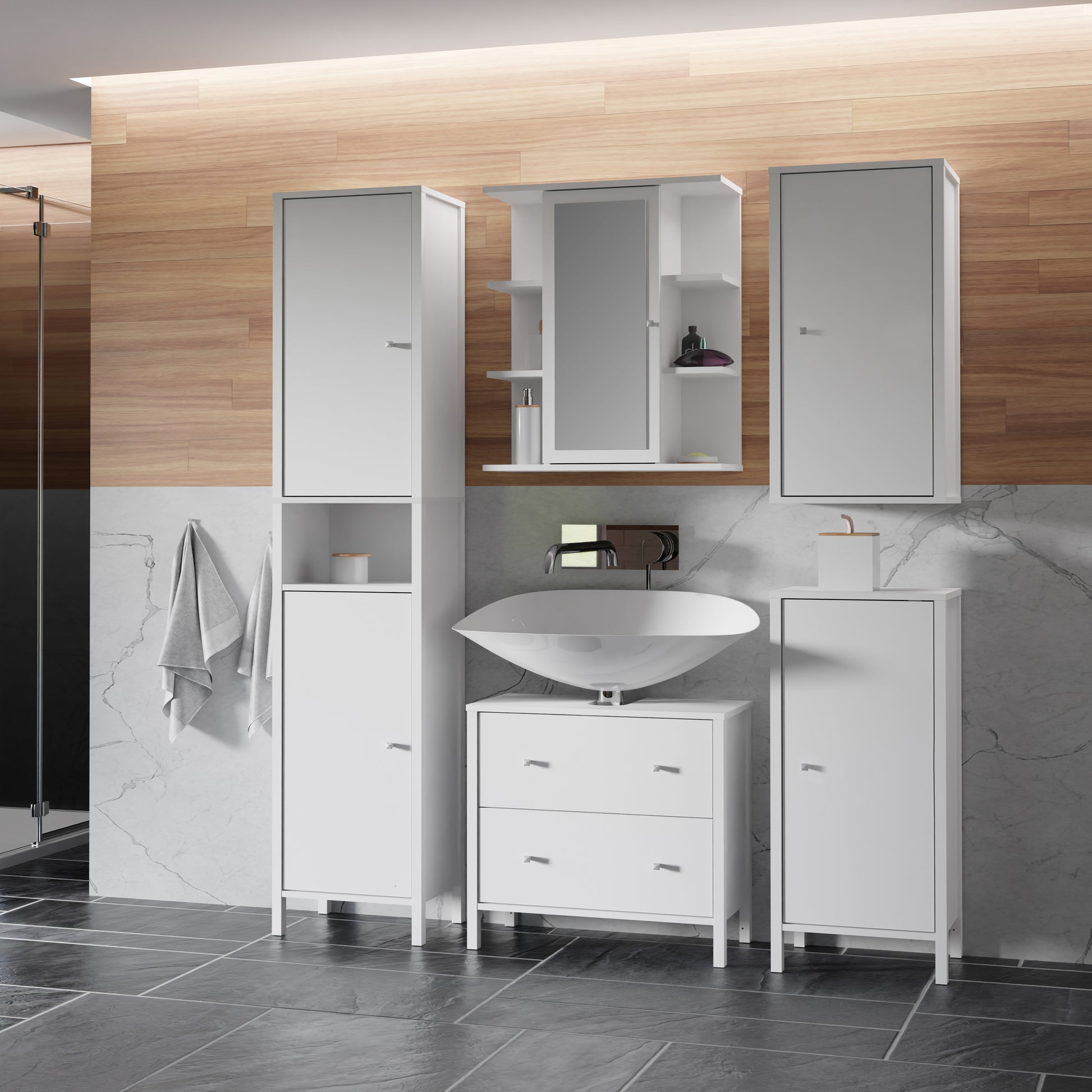 Ipsarion 5 Piece Bathroom Set