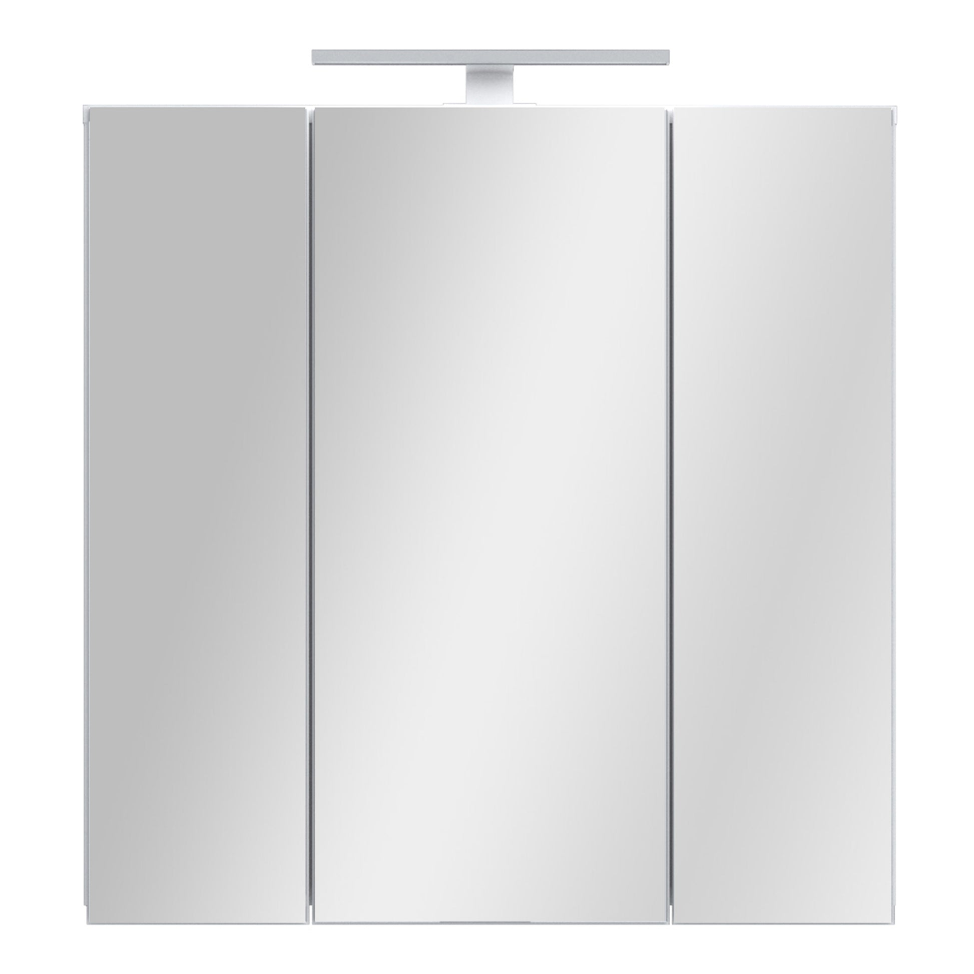 Lokko Hanging Cupboard with 3 Mirror Doors in White