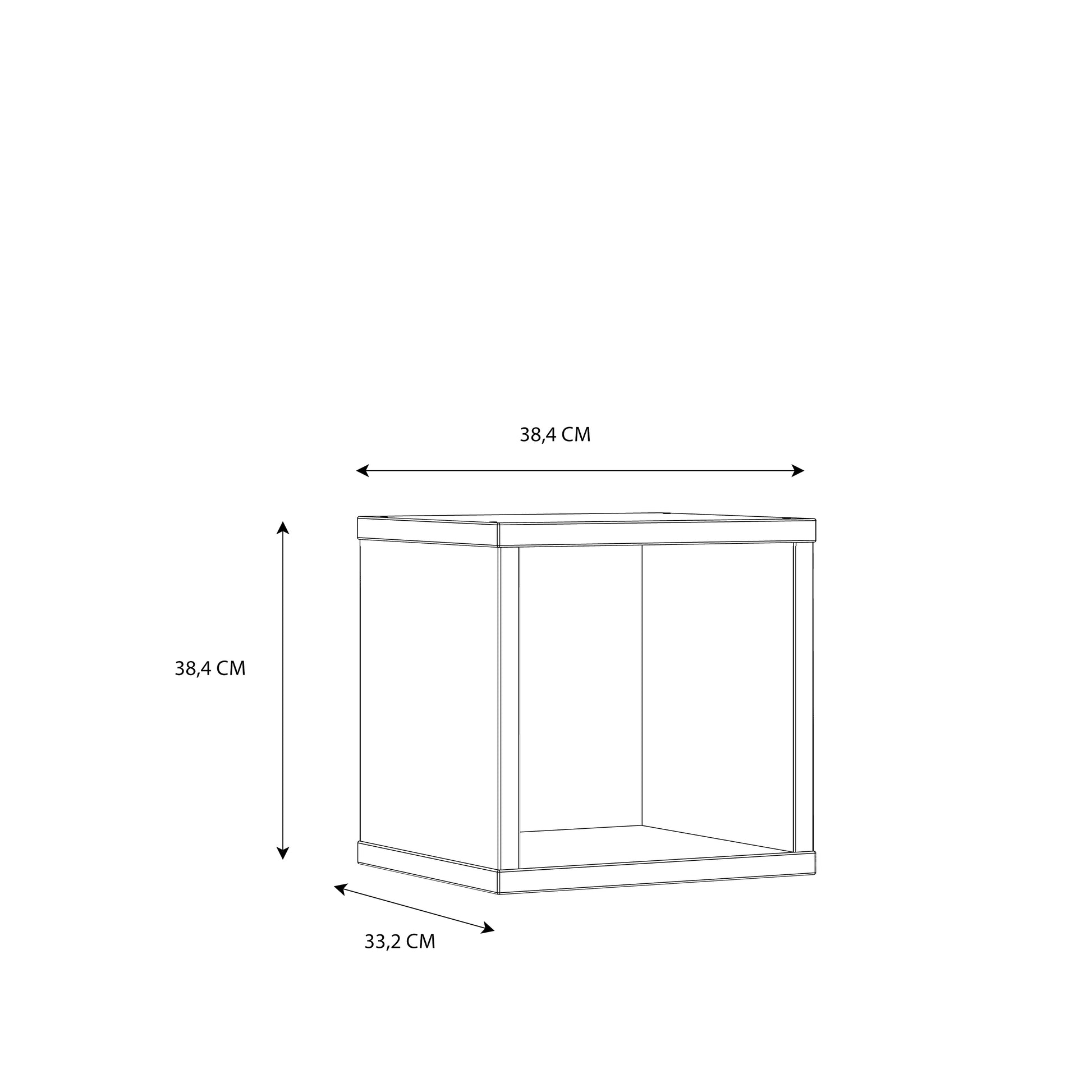 Mauro Singular Storage Unit in Yellow