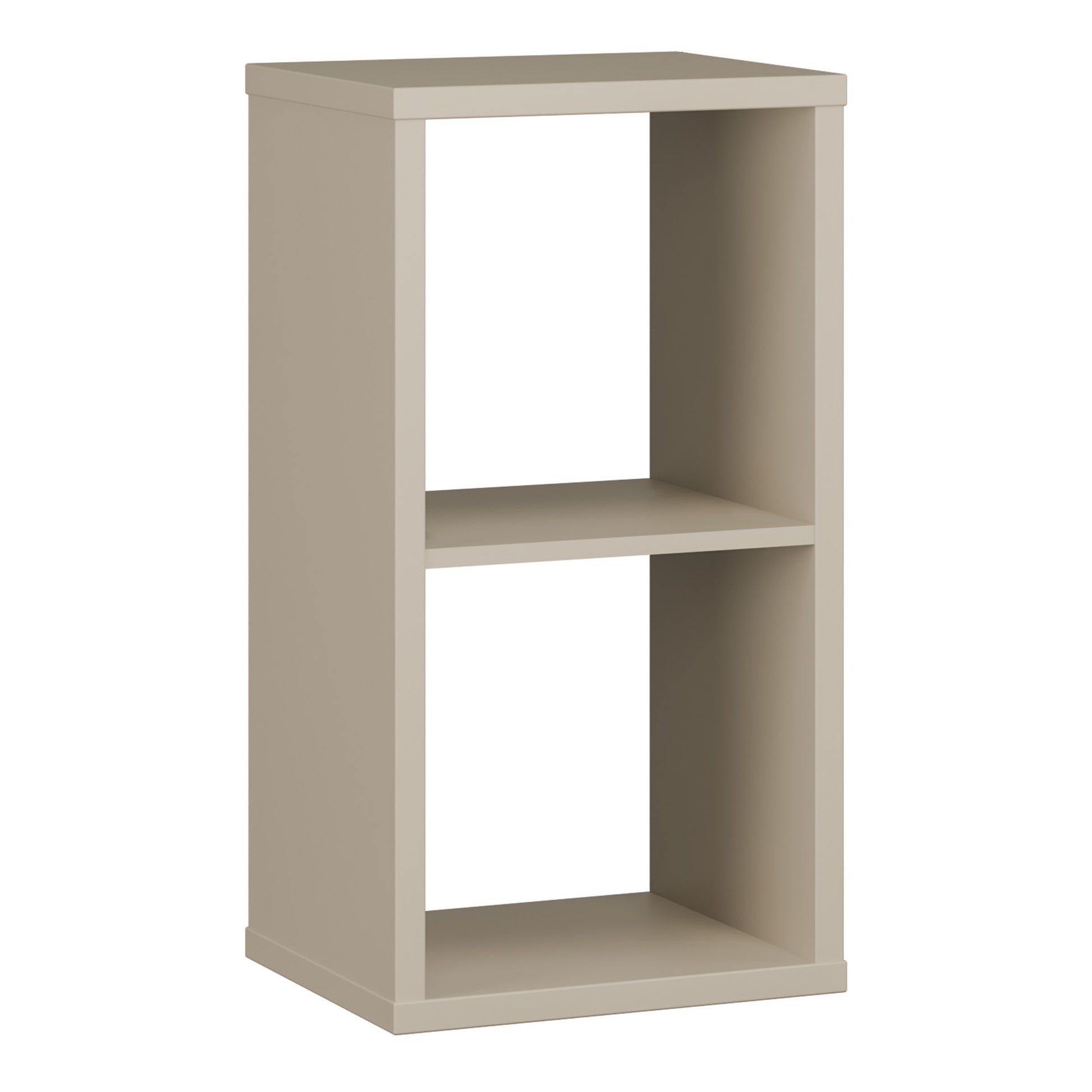 Mauro 1 Shelf Storage Unit in Taupe