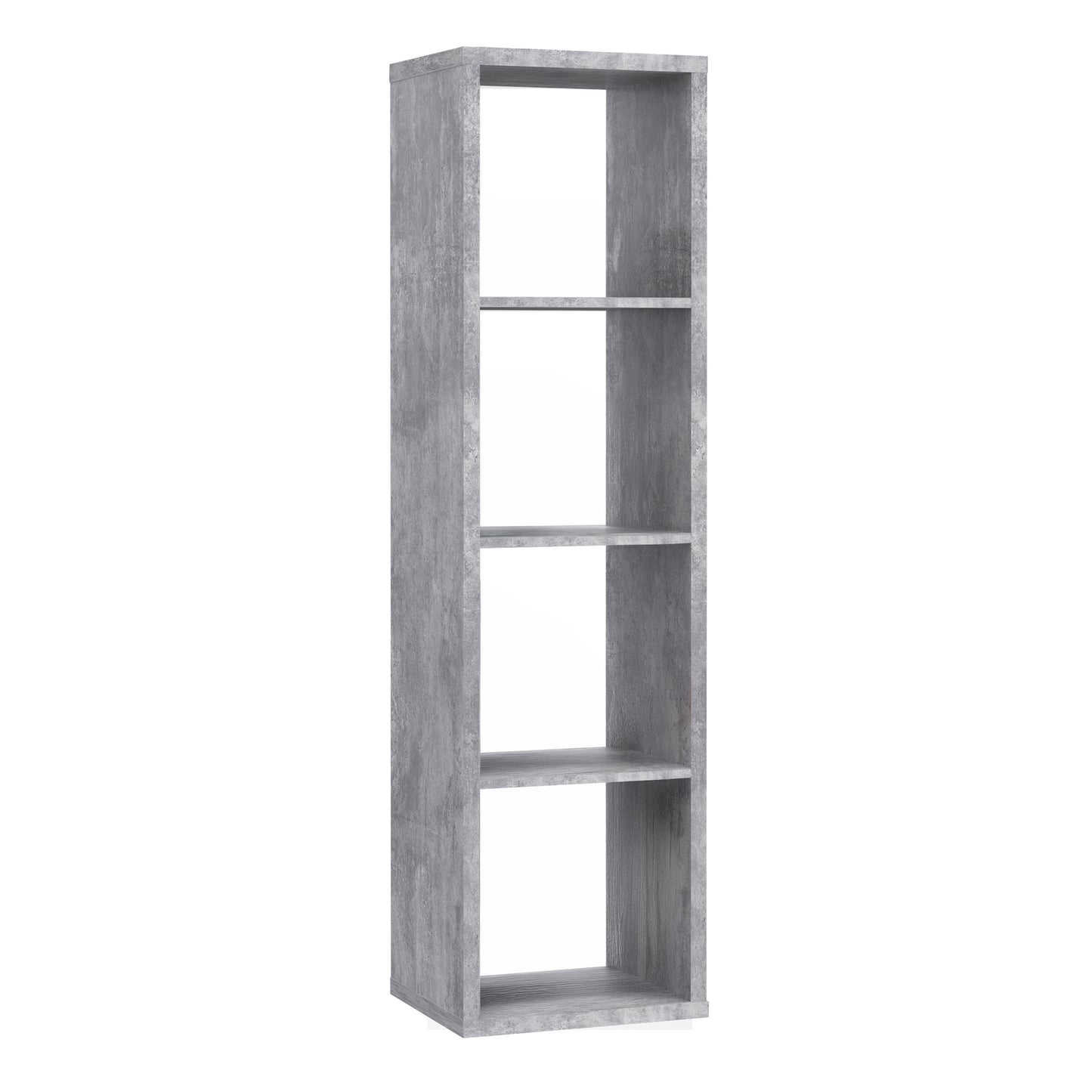 Mauro 3 Shelves Storage Unit in Concrete Grey