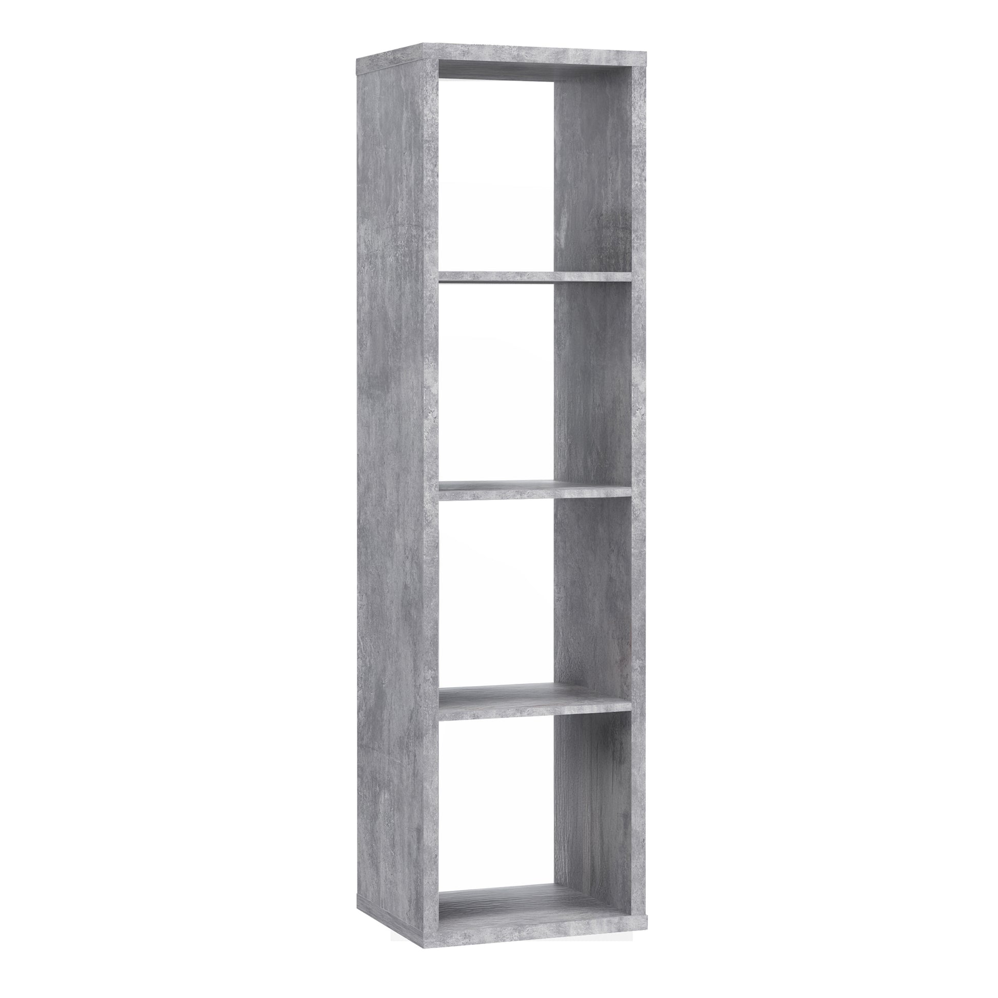 Mauro 3 Shelves Storage Unit in Concrete Grey